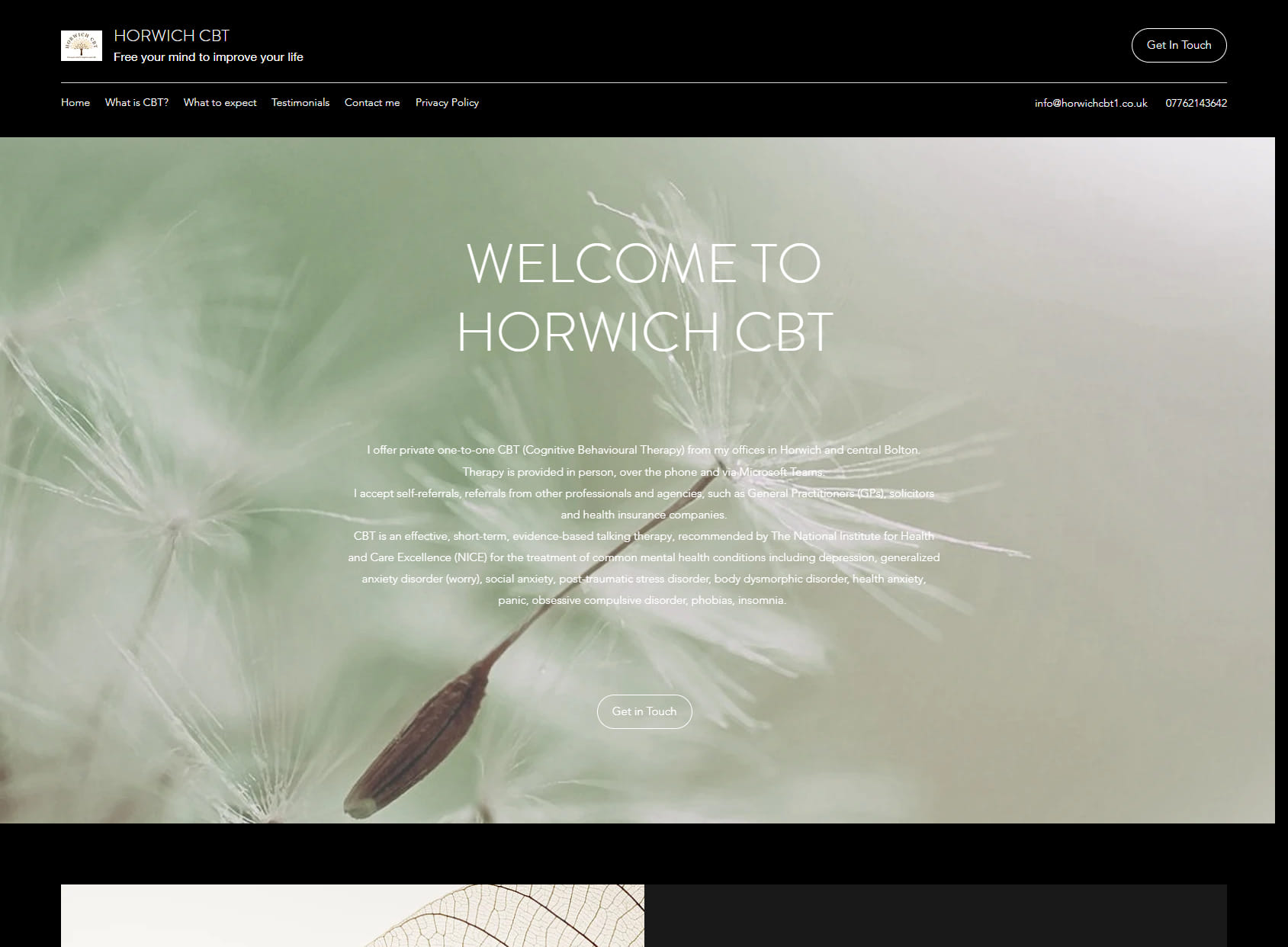 Horwich CBT