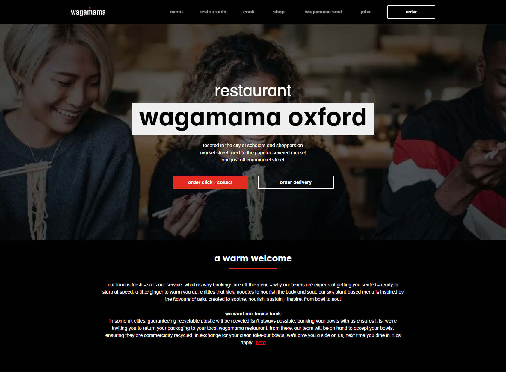 wagamama oxford