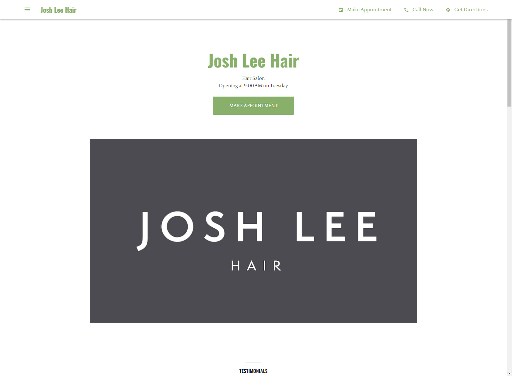 Josh Lee Hair