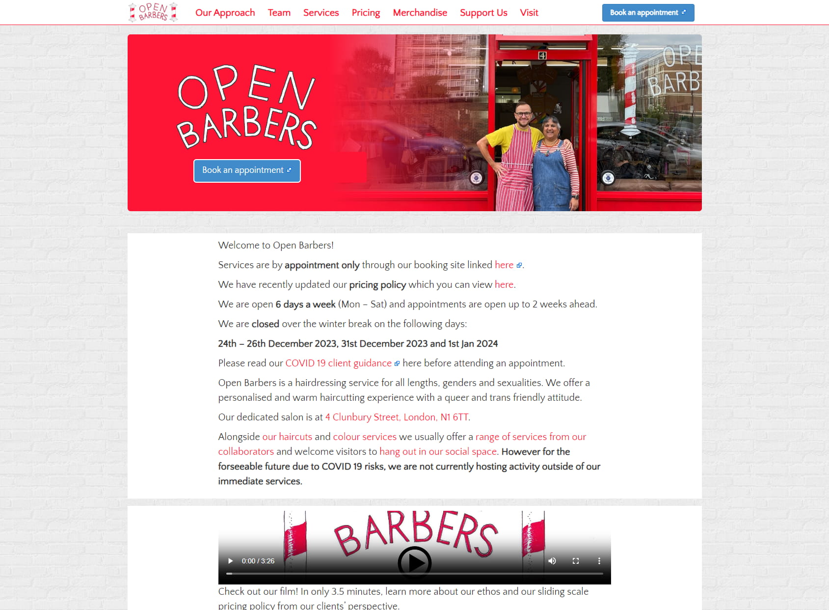 Open Barbers