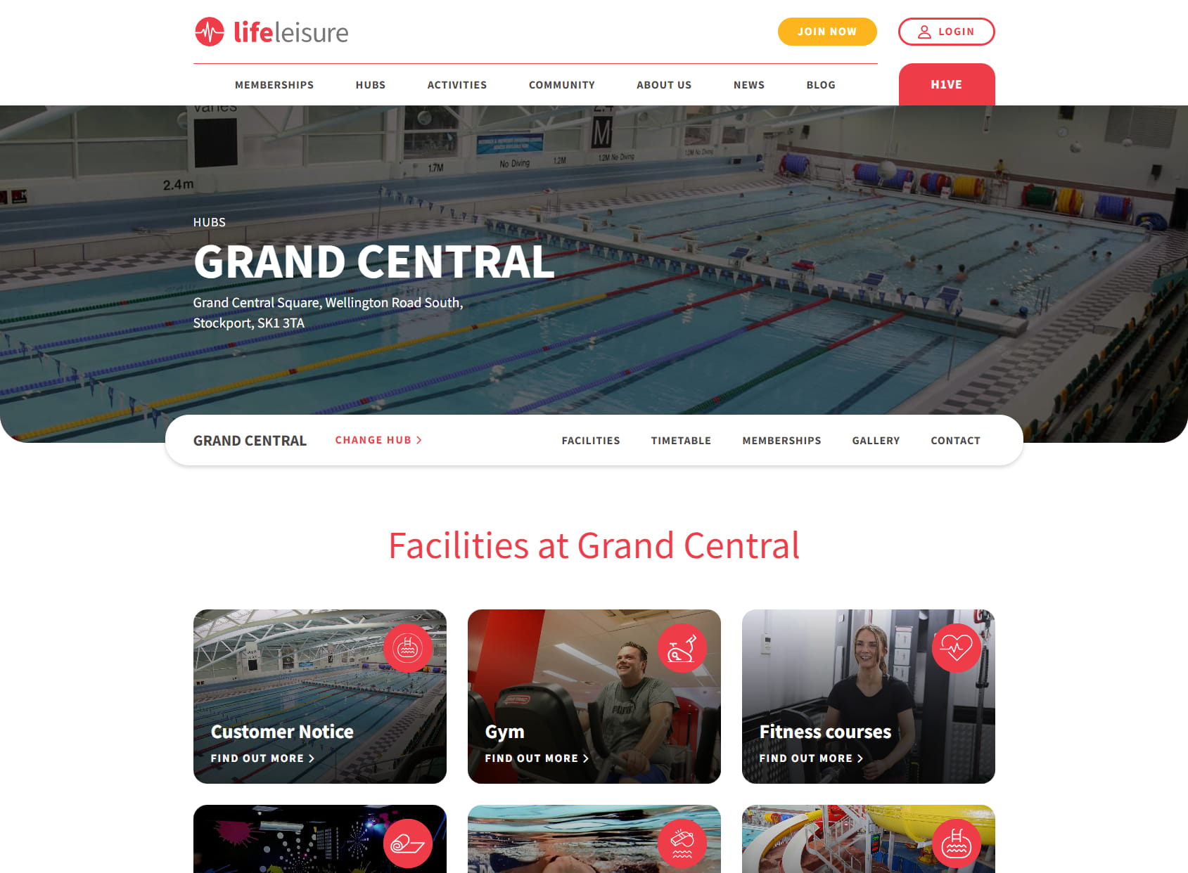 Life Leisure Grand Central