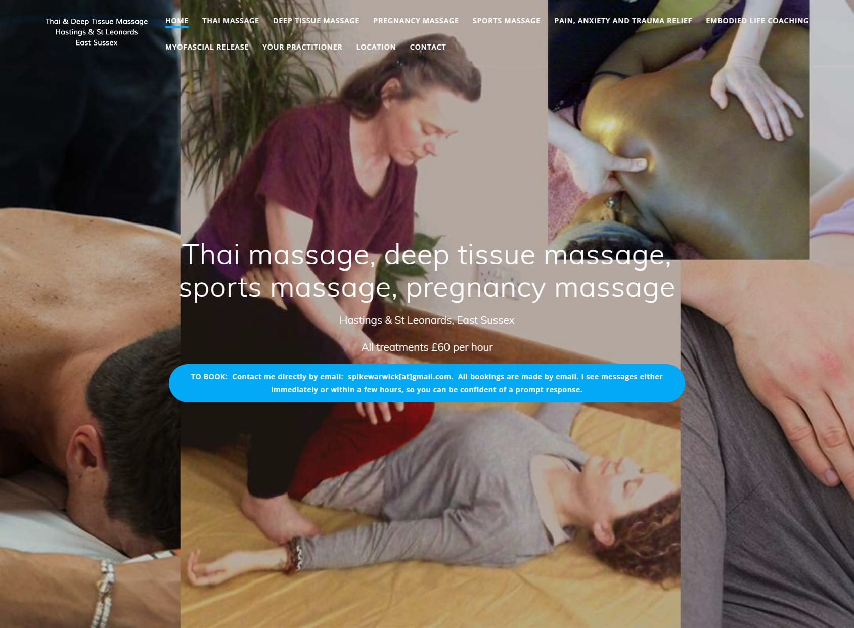 Thai & Deep Tissue Massage Hastings & St Leonards, East Sussex