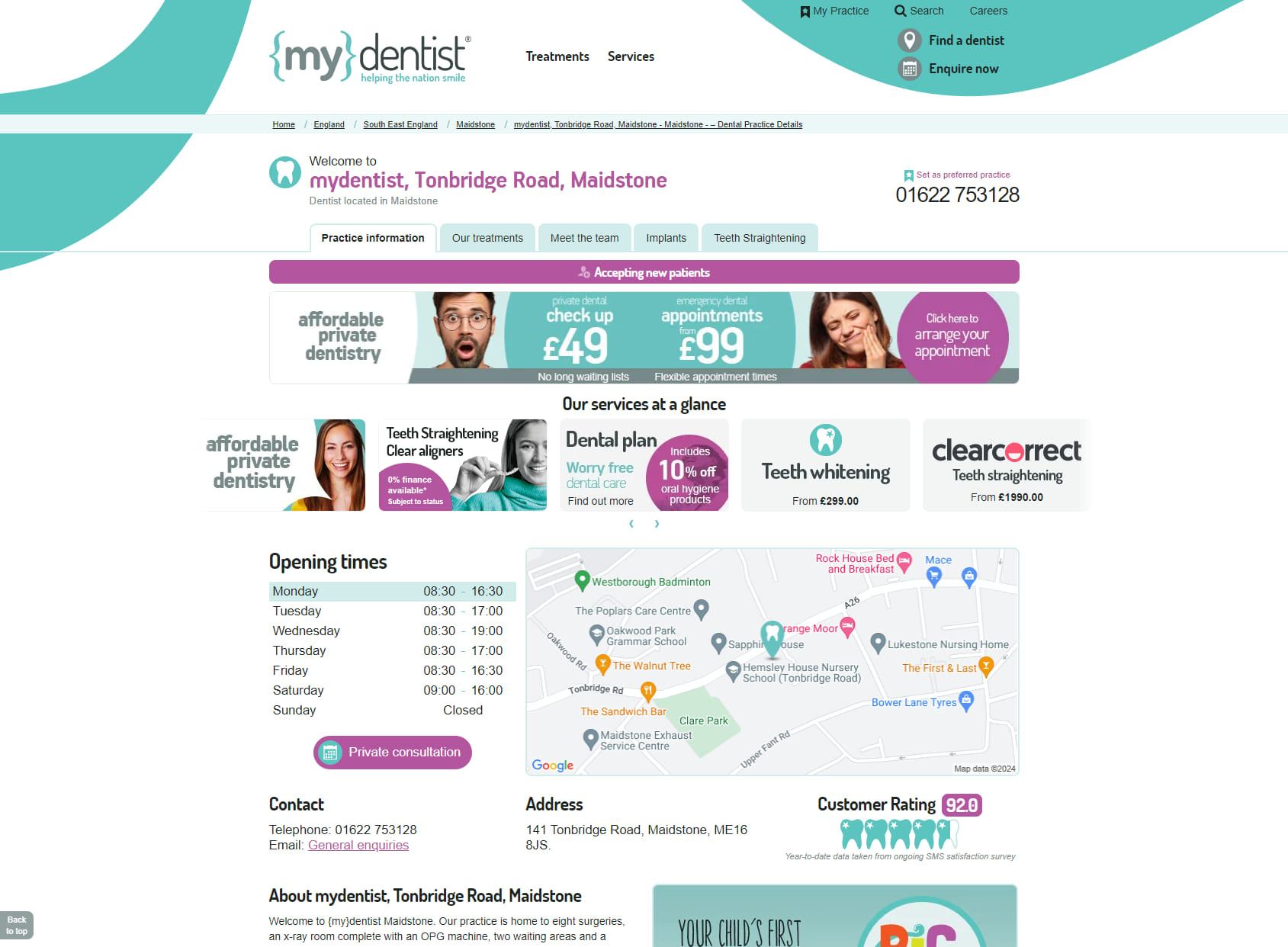 mydentist, Tonbridge Road, Maidstone