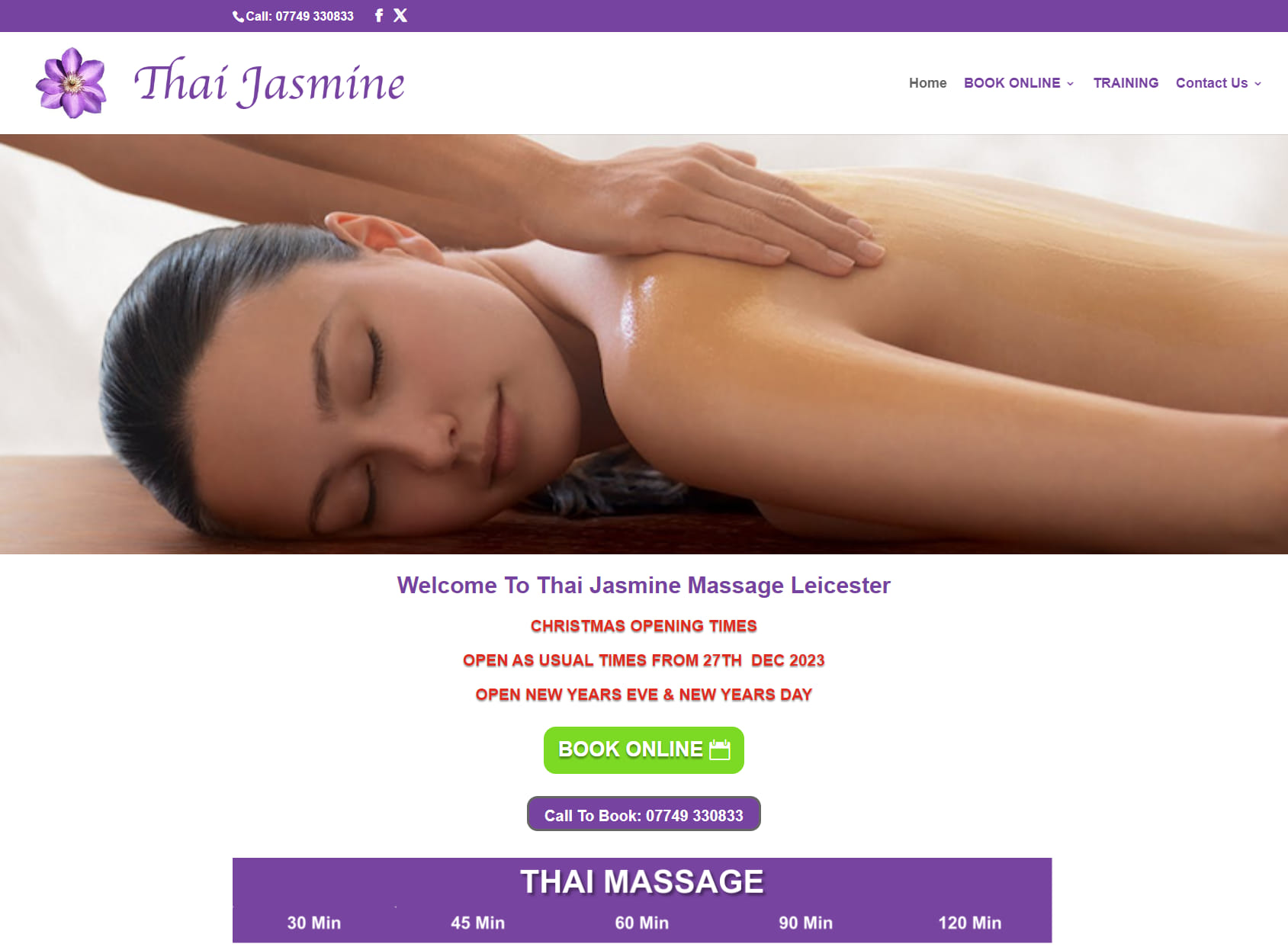 THAI JASMINE - Thai Massage Leicester LE2