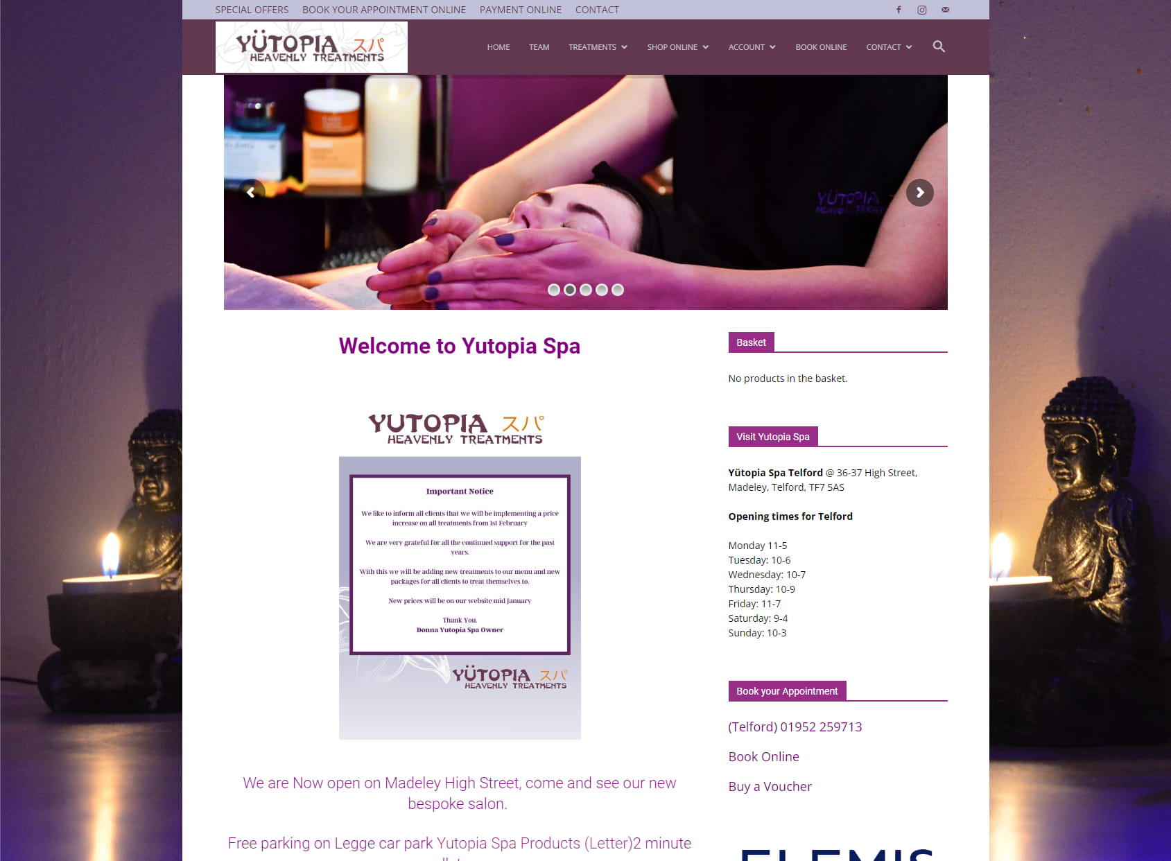 Yütopia Spa - Madeley High Street