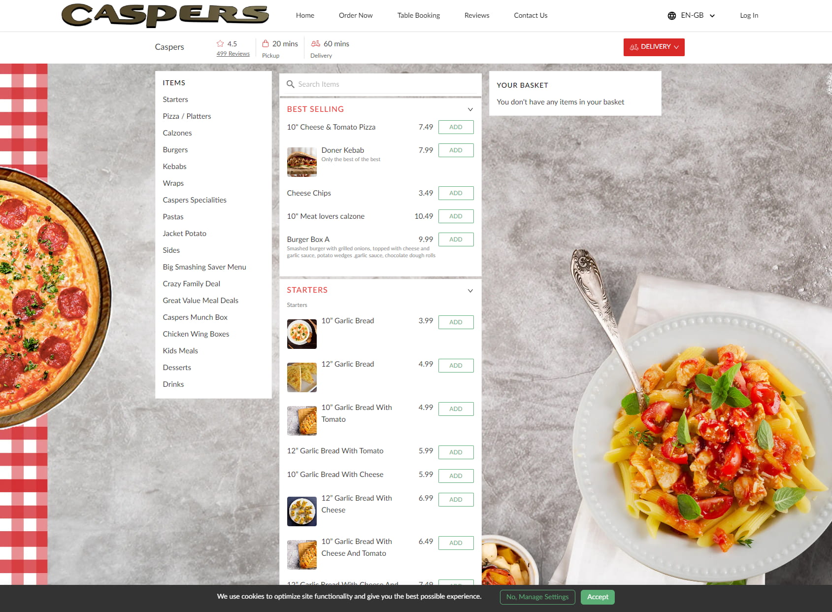 Caspers Pizza Restaurant Under new management