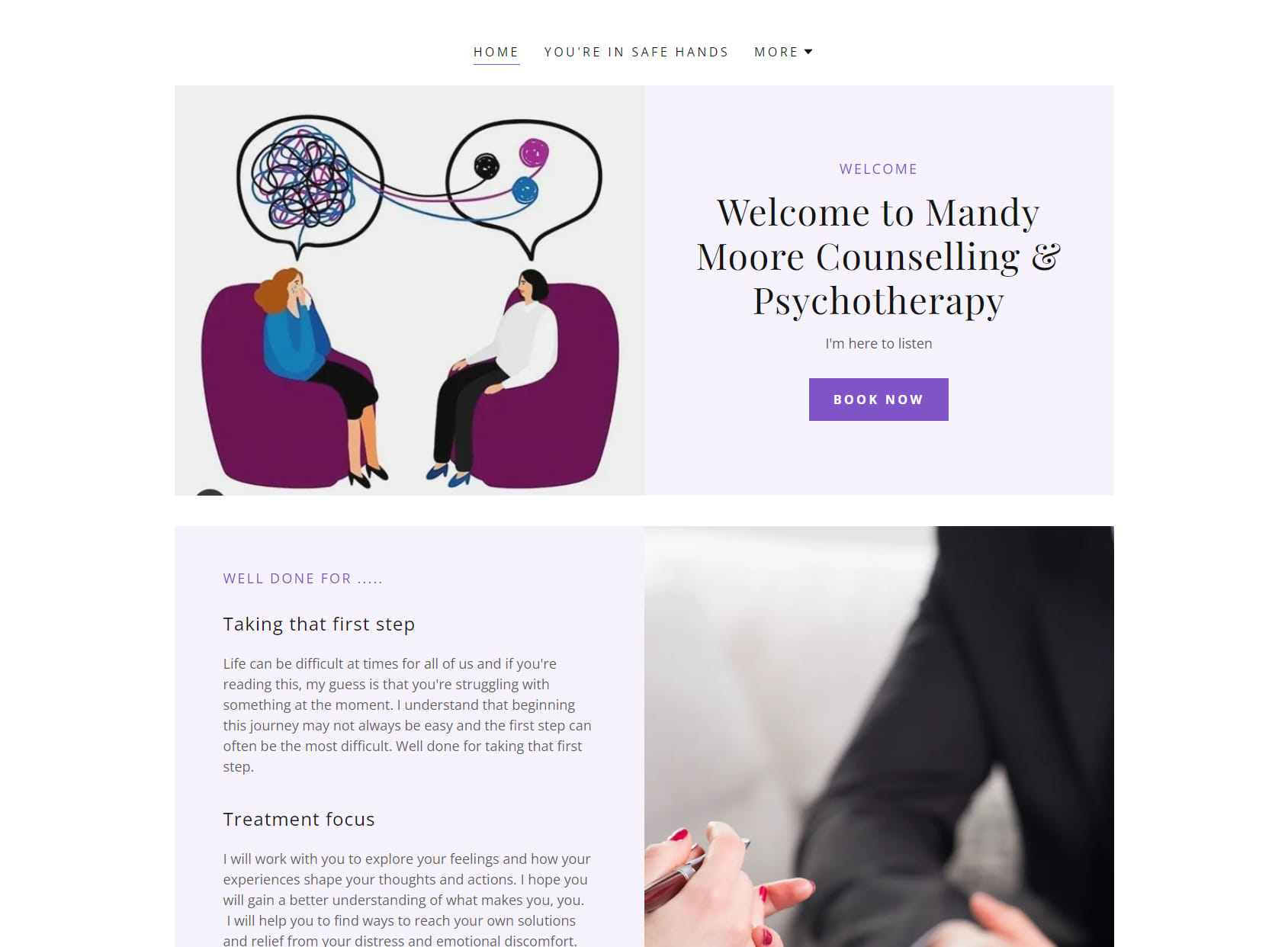 Mandy Moore Counselling & Psychotherapy Service