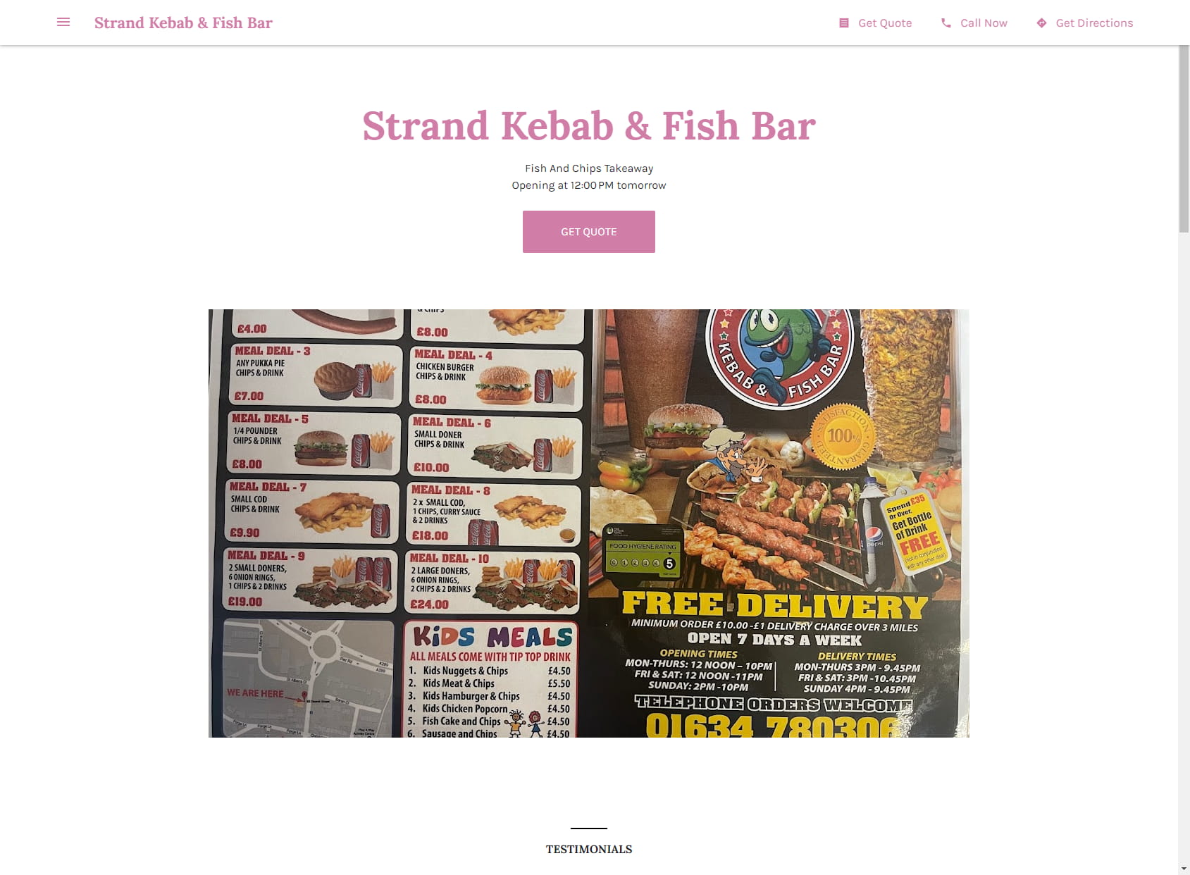 Strand Kebab & Fish Bar