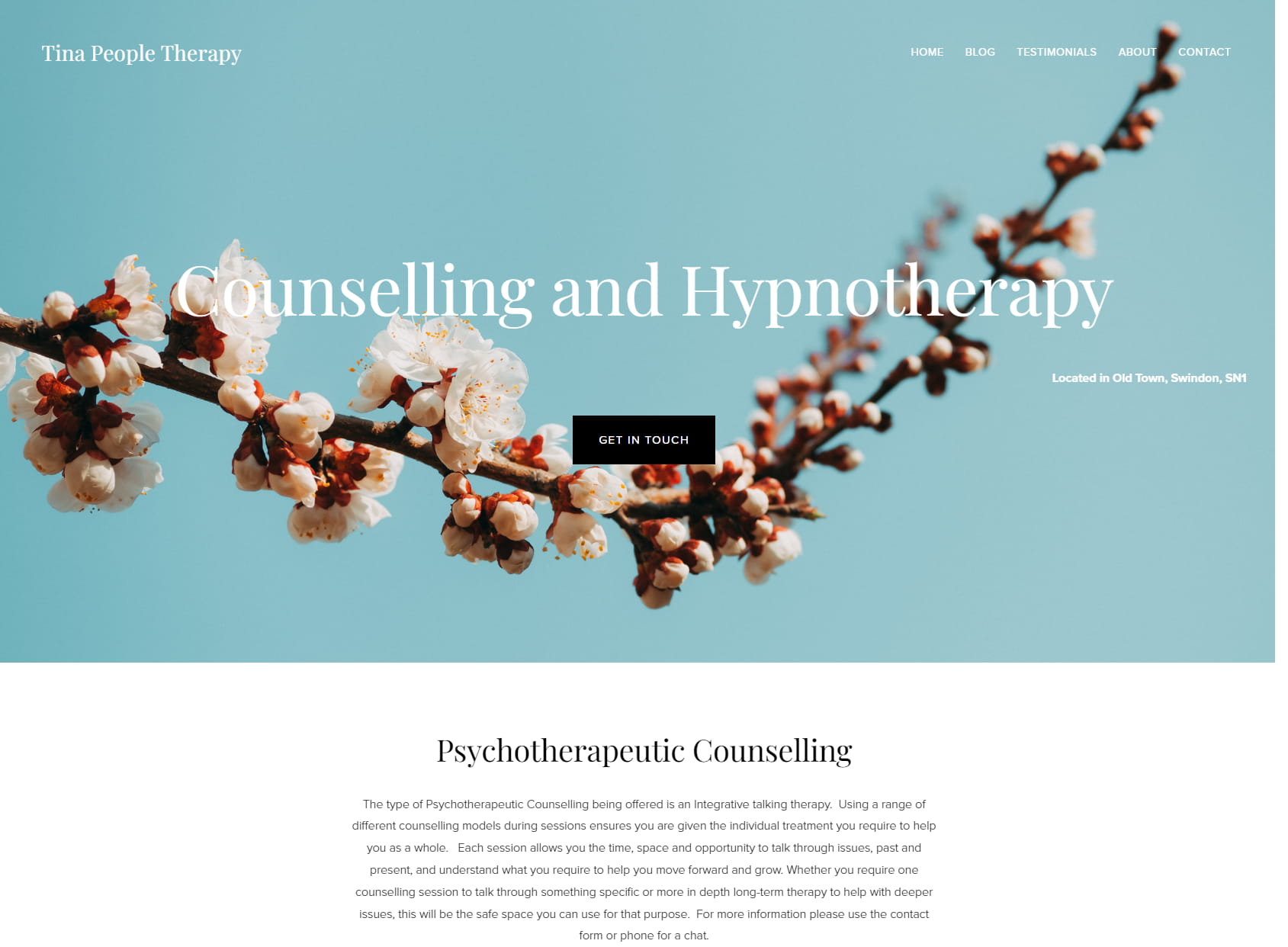 Tina People Counselling and Hypnotherapy