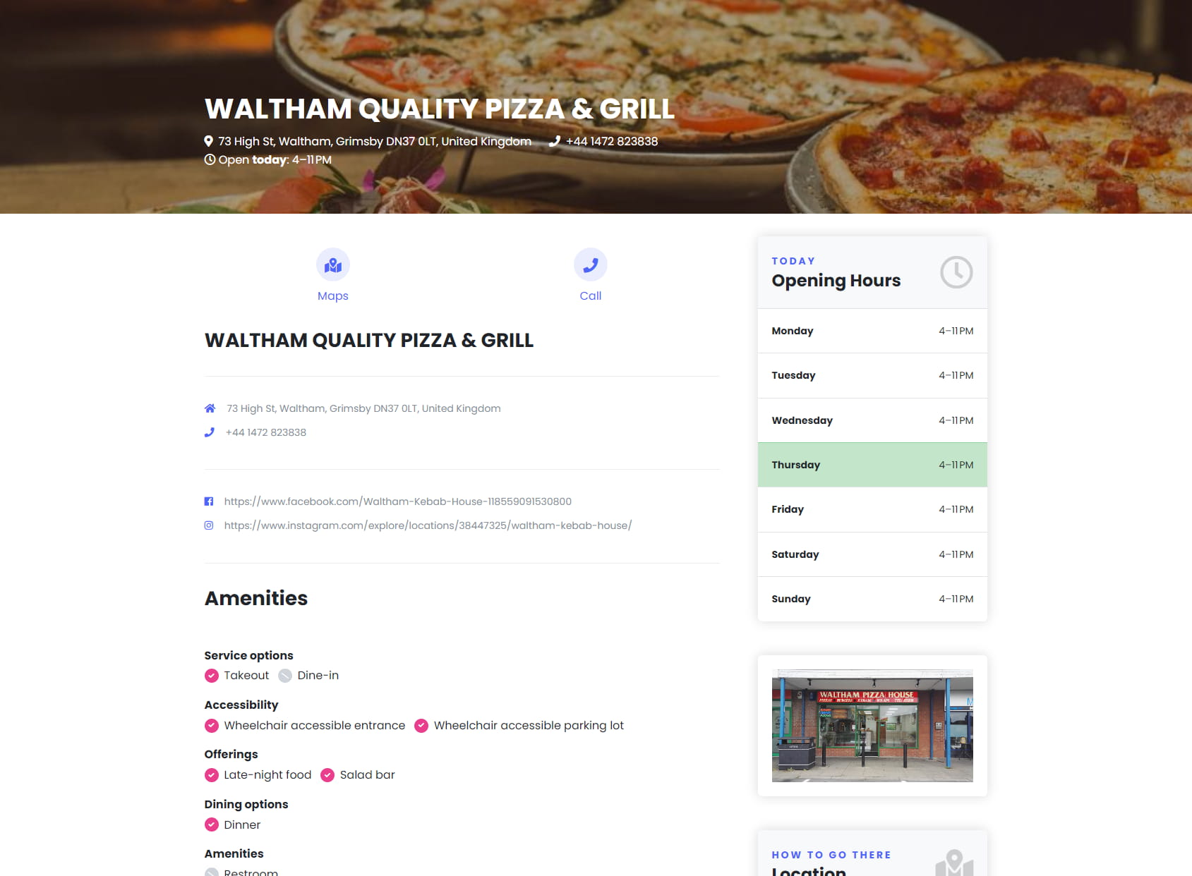 WALTHAM QUALITY PIZZA & GRILL