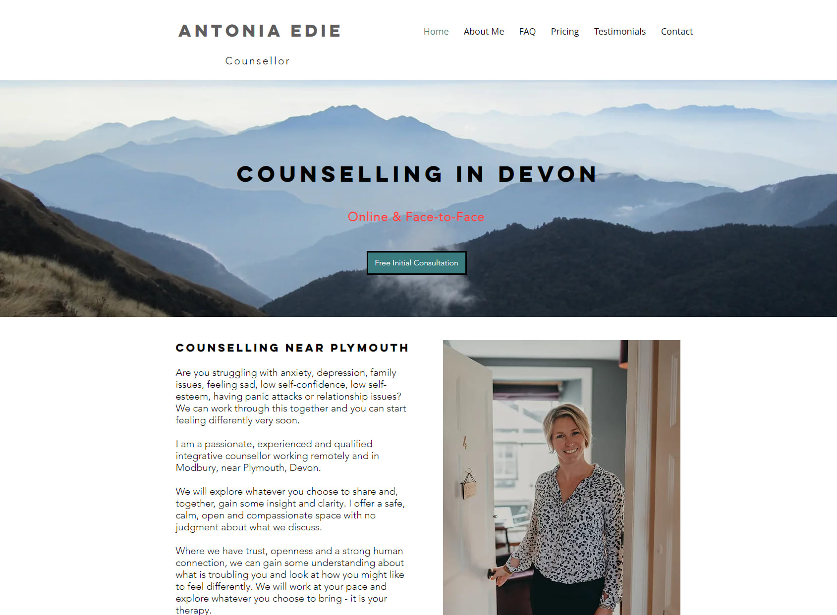 Antonia Edie Counselling Plymouth