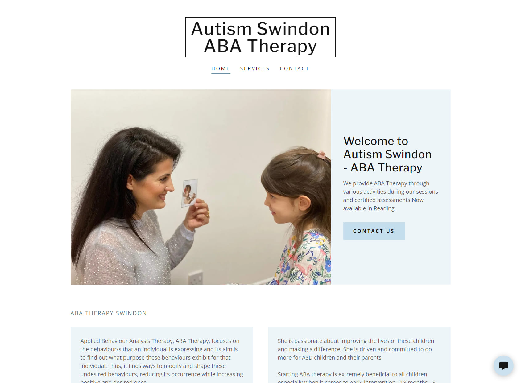 Austism Swindon ABA Therapy