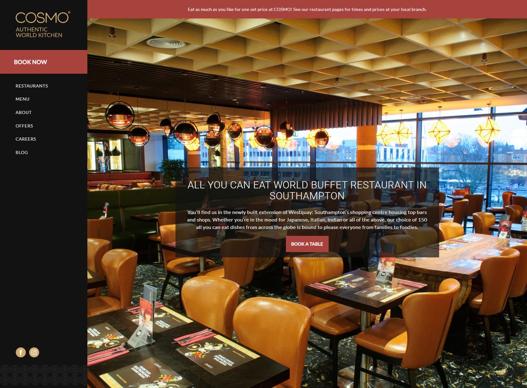 COSMO All You Can Eat World Buffet Restaurant | Southampton