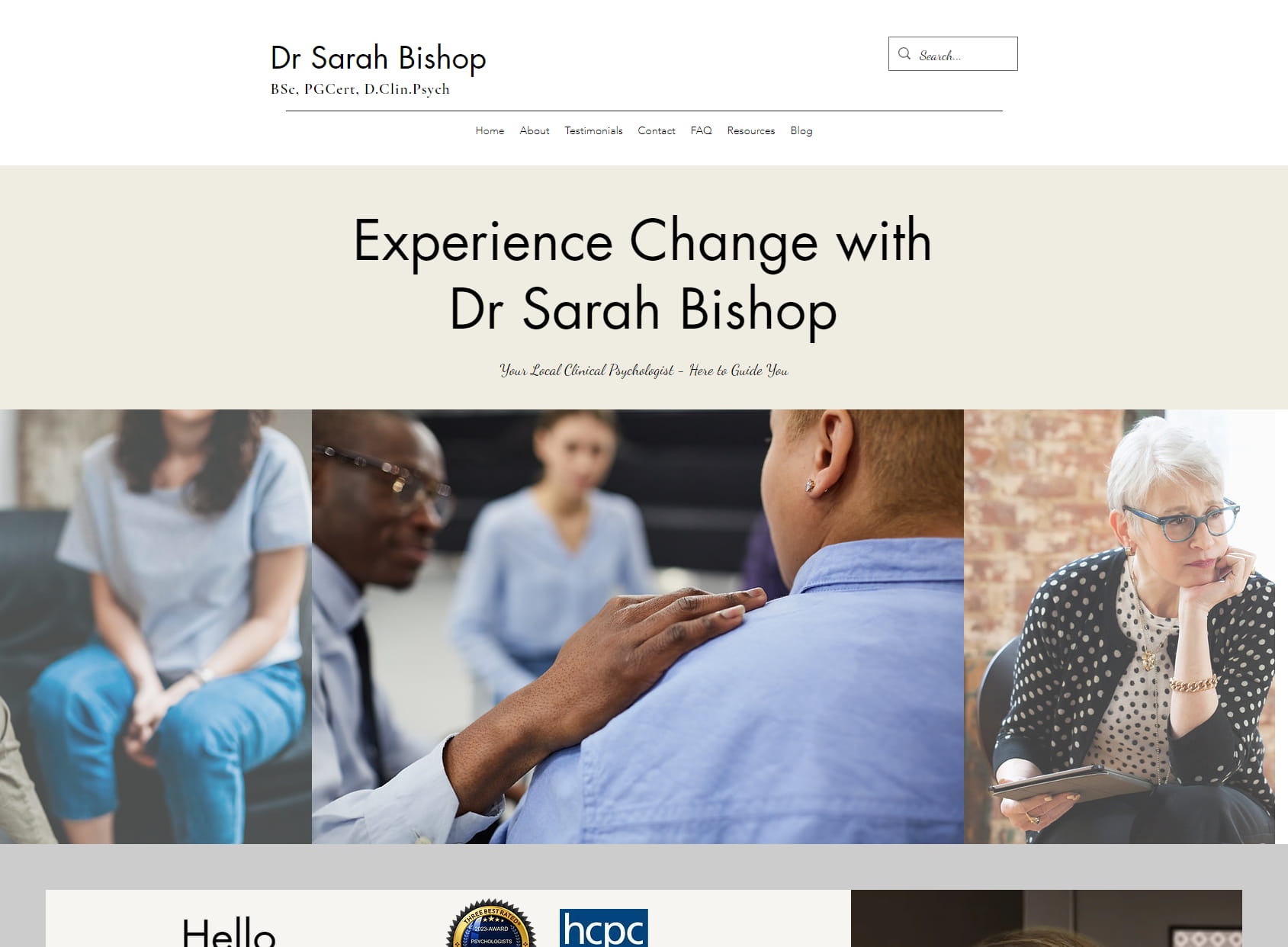Dr Sarah Bishop - Private Clinical Psychologist Birmingham Therapy