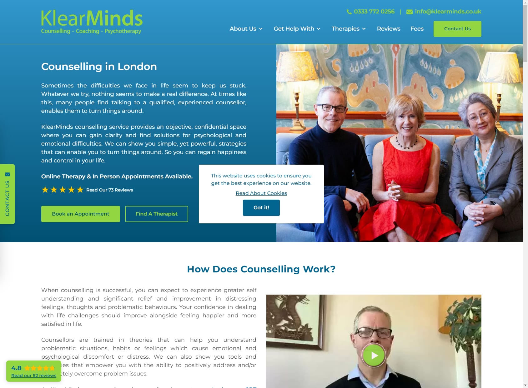 London Counselling & CBT – KlearMinds Therapy