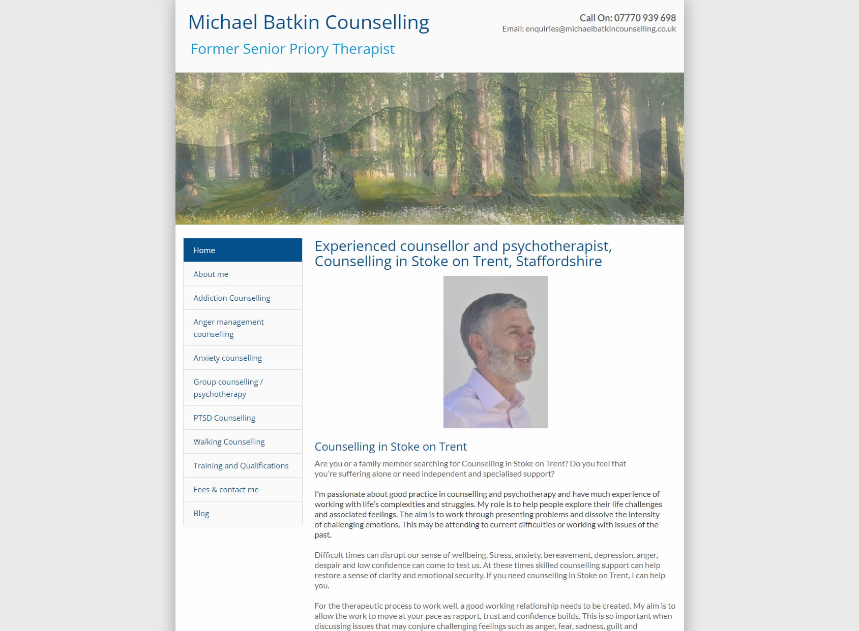 Michael Batkin Counselling in Stoke on Trent