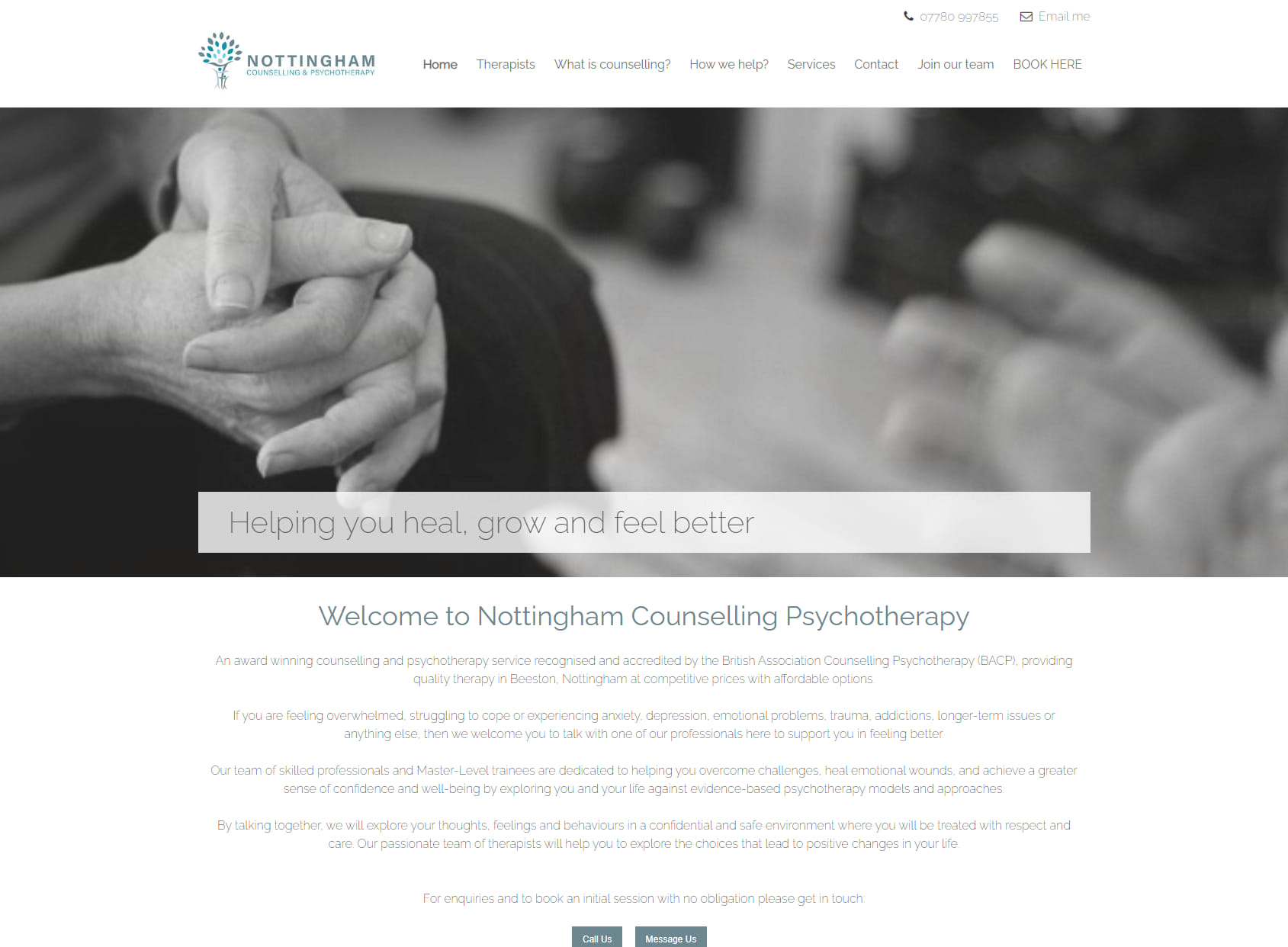 nottingham counselling therapy