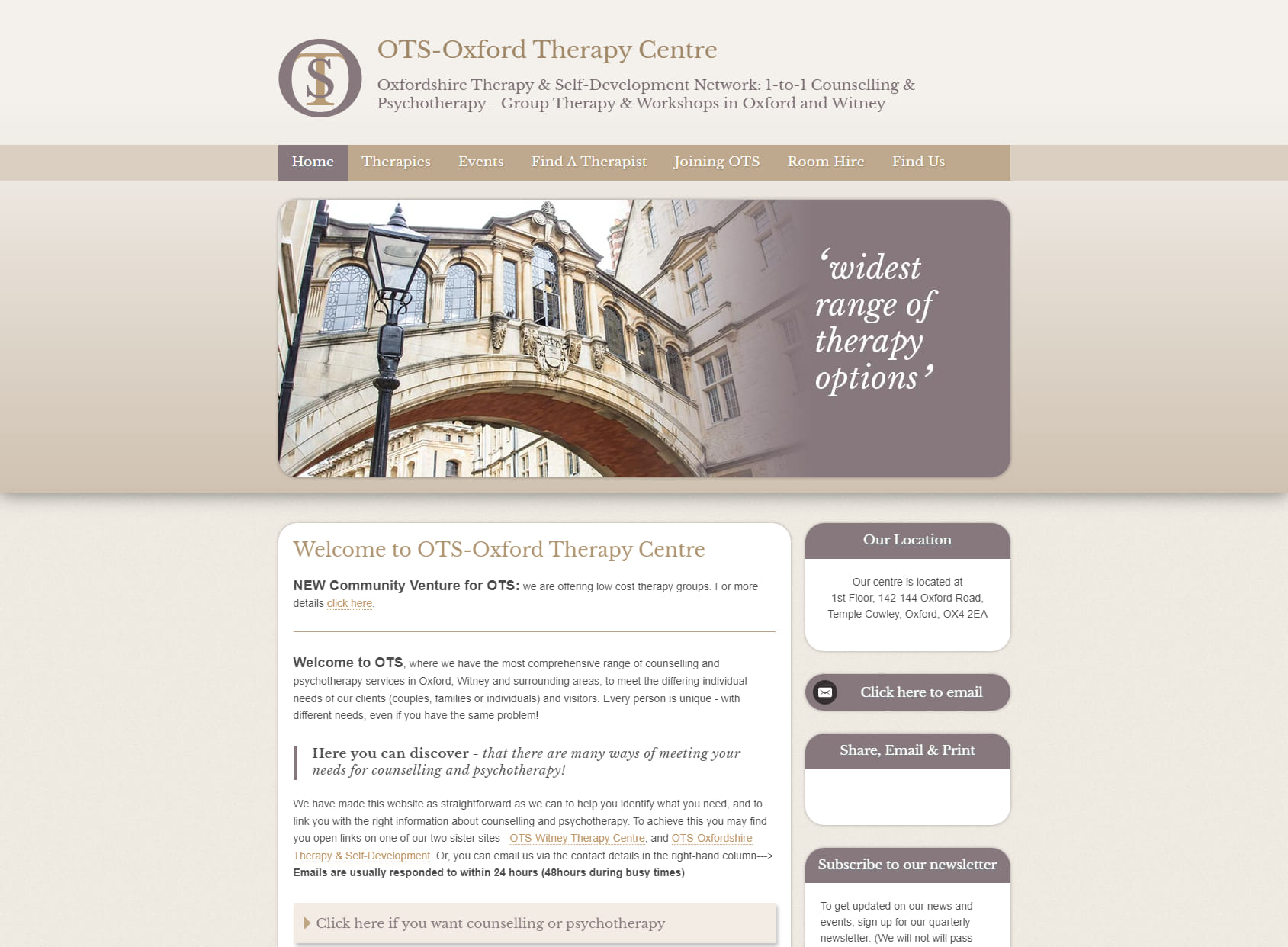 OTS-Oxford Therapy Centre