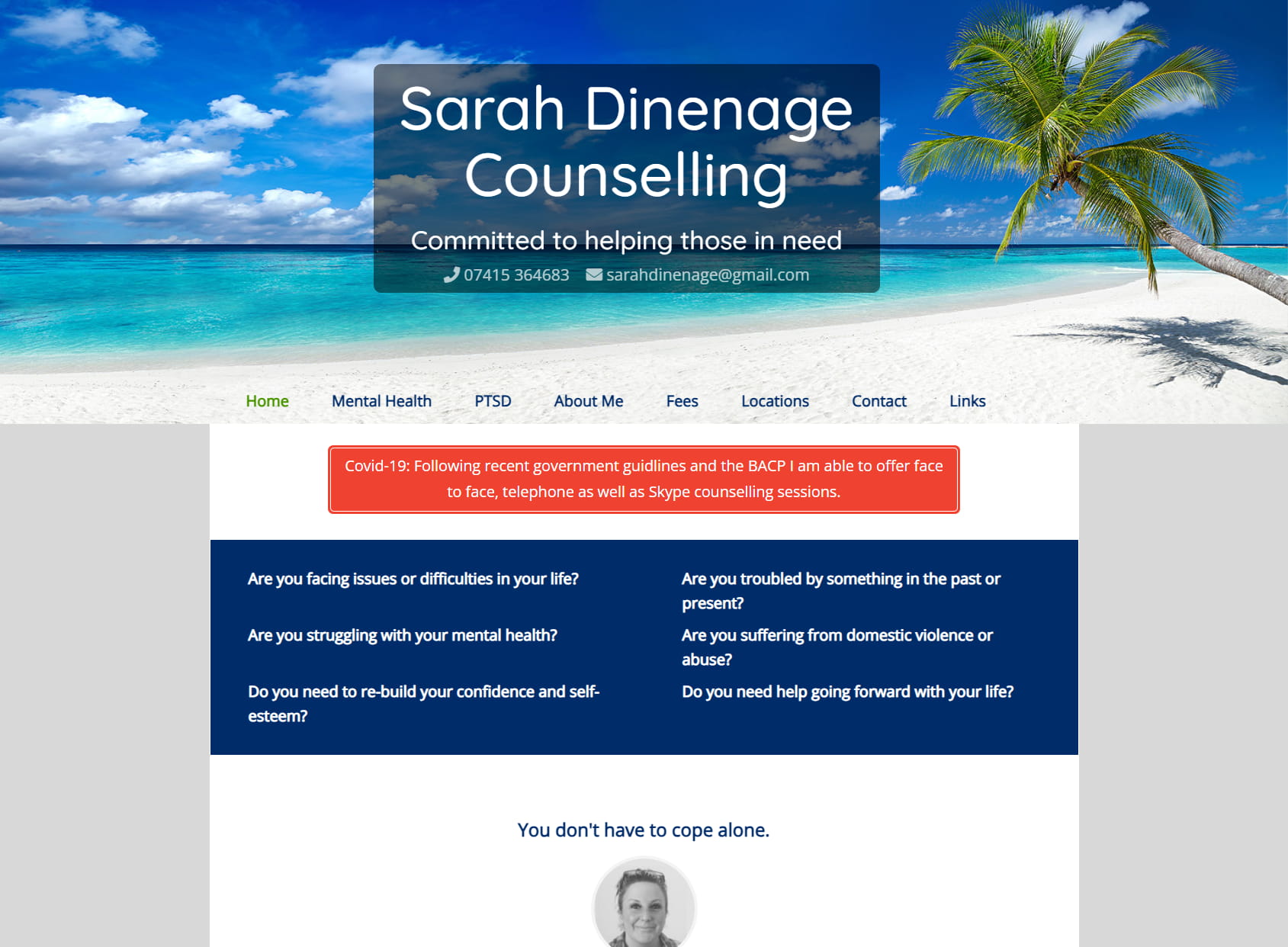 Sarah Dinenage Counselling