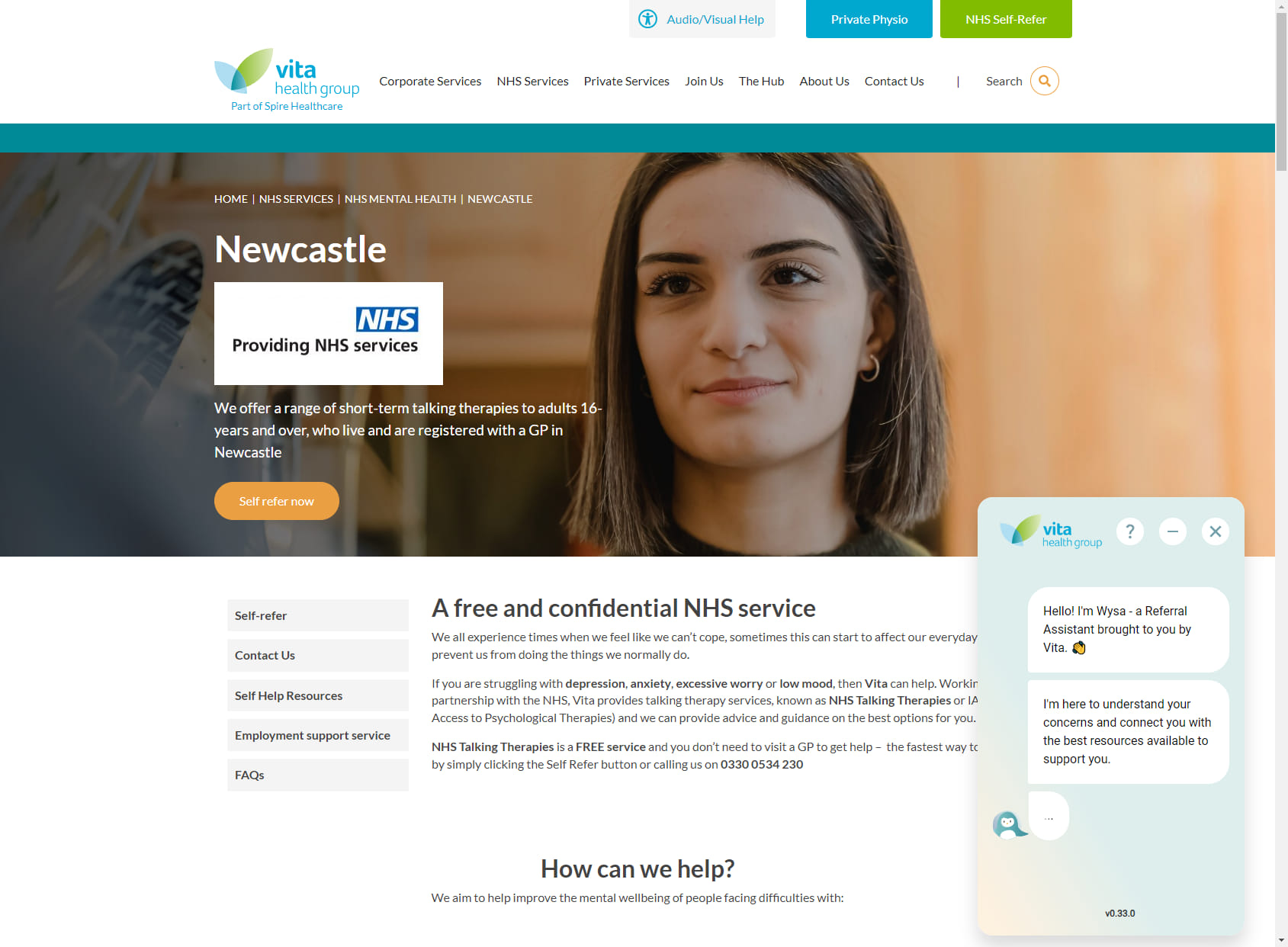Newcastle Talking Therapies Service