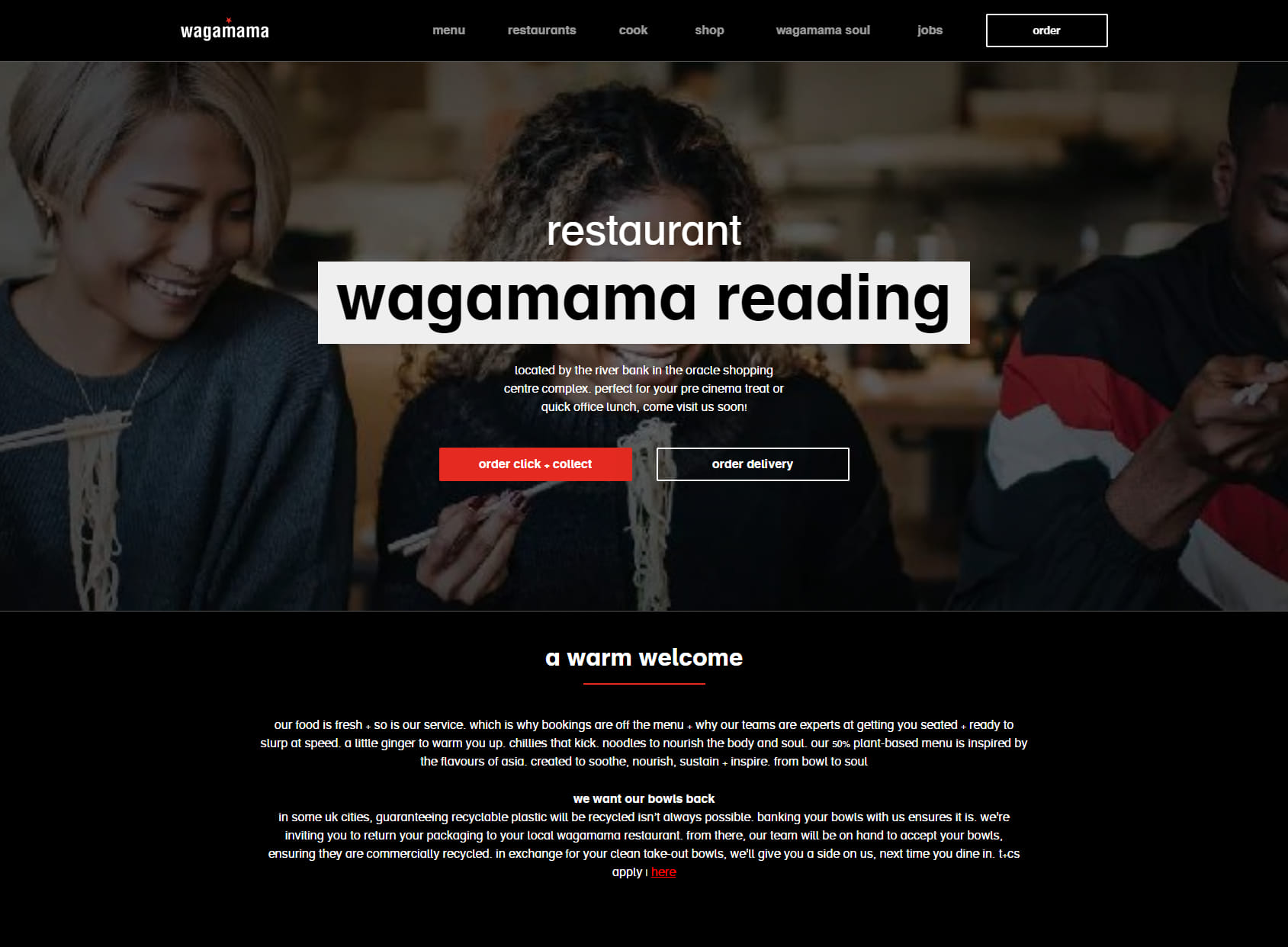 wagamama reading