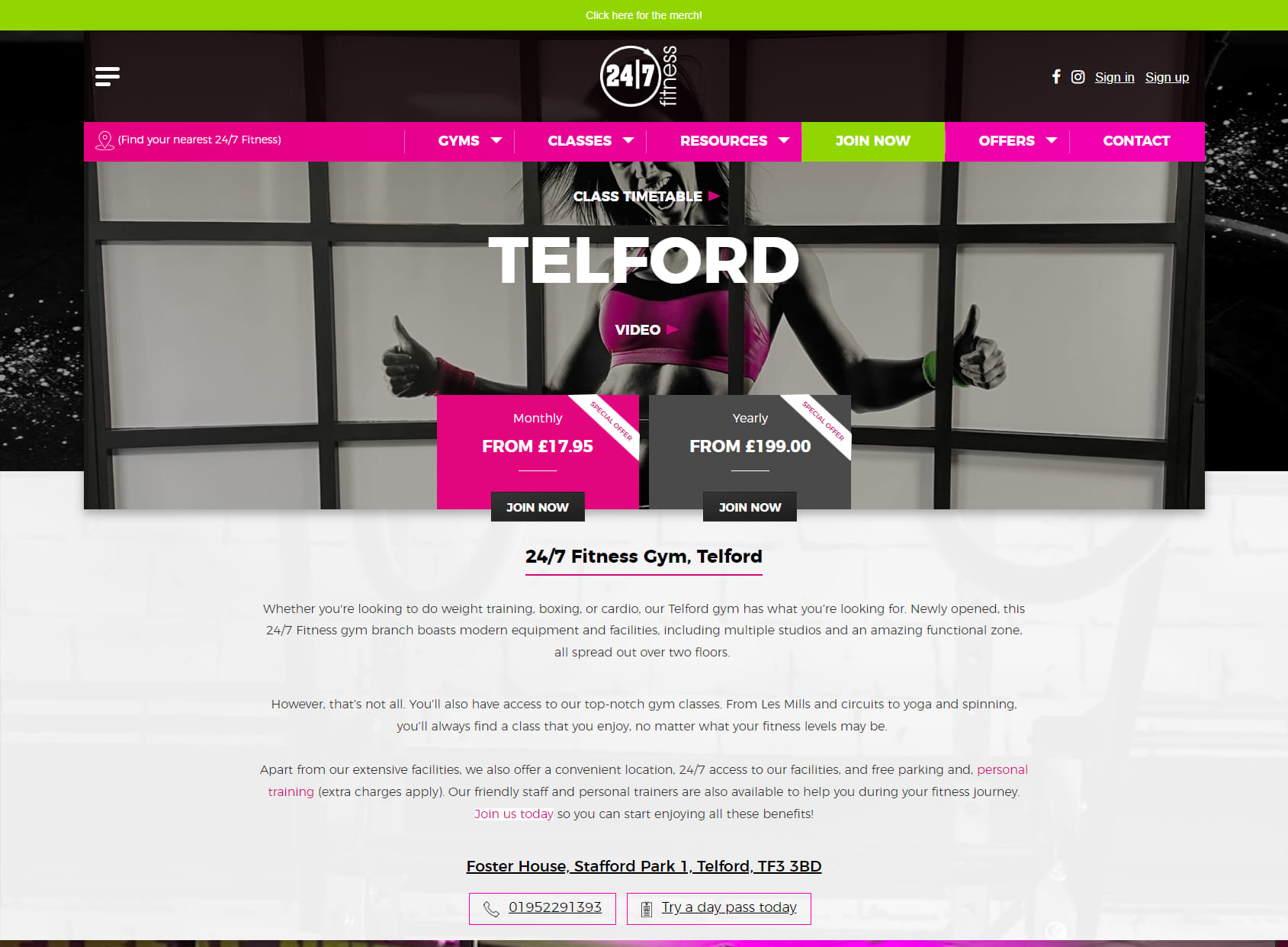 24/7 Fitness - Telford Gym