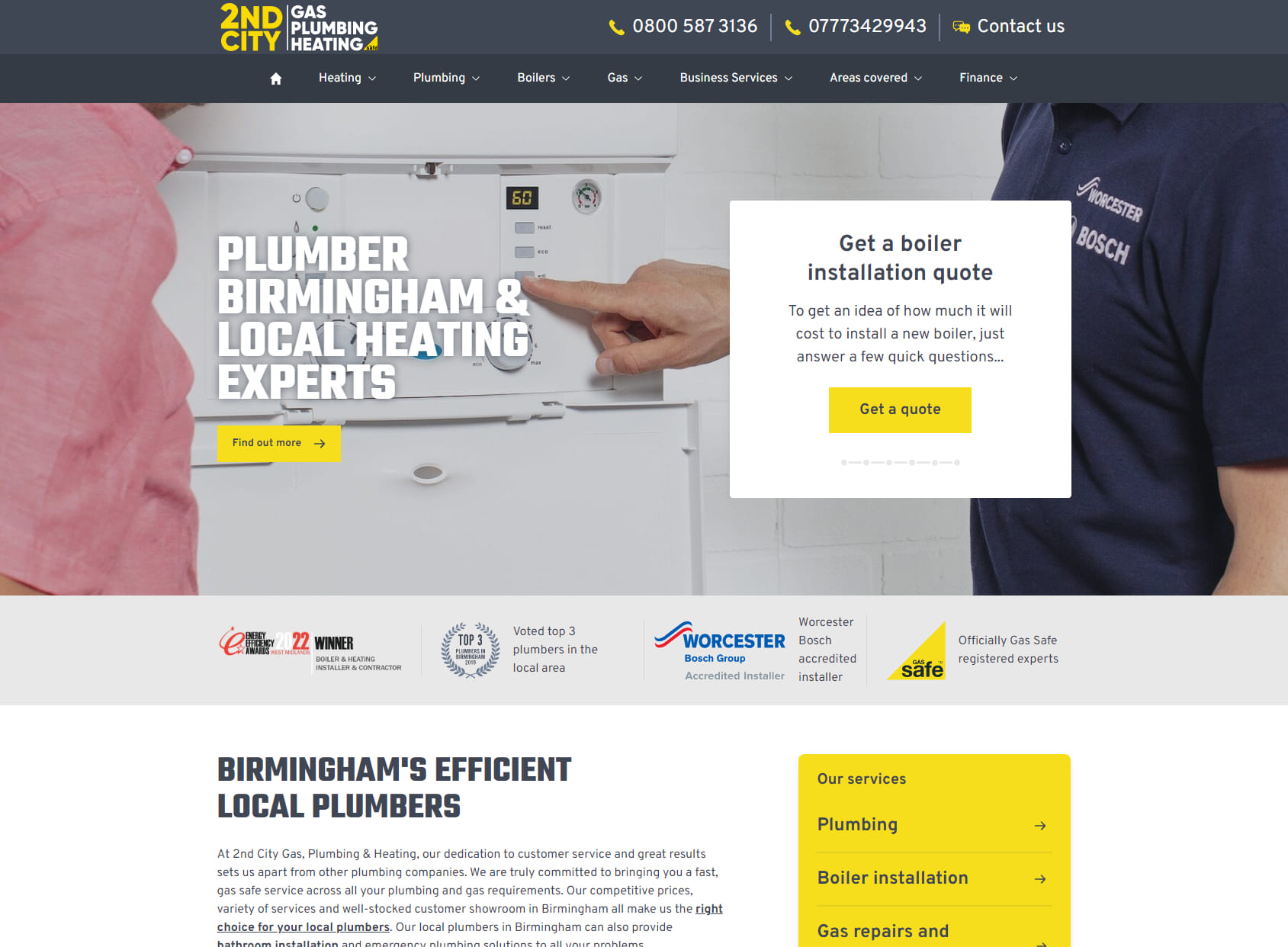 2nd City Gas Plumbing & Heating Ltd