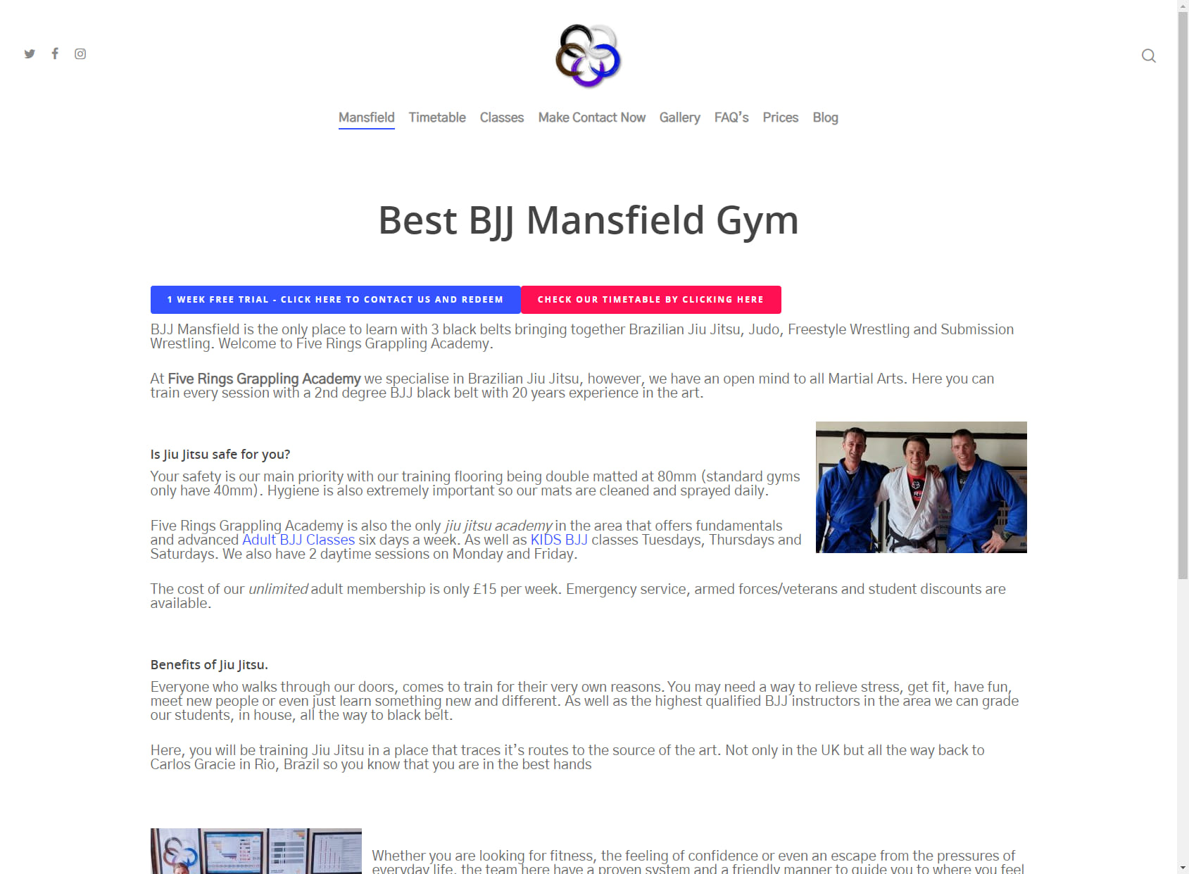 Jiu Jitsu Mansfield | Five Rings Grappling Academy