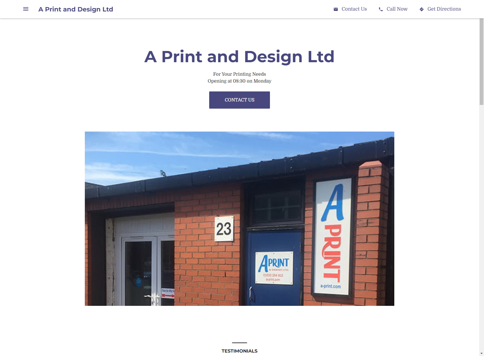 A Print and Design Ltd