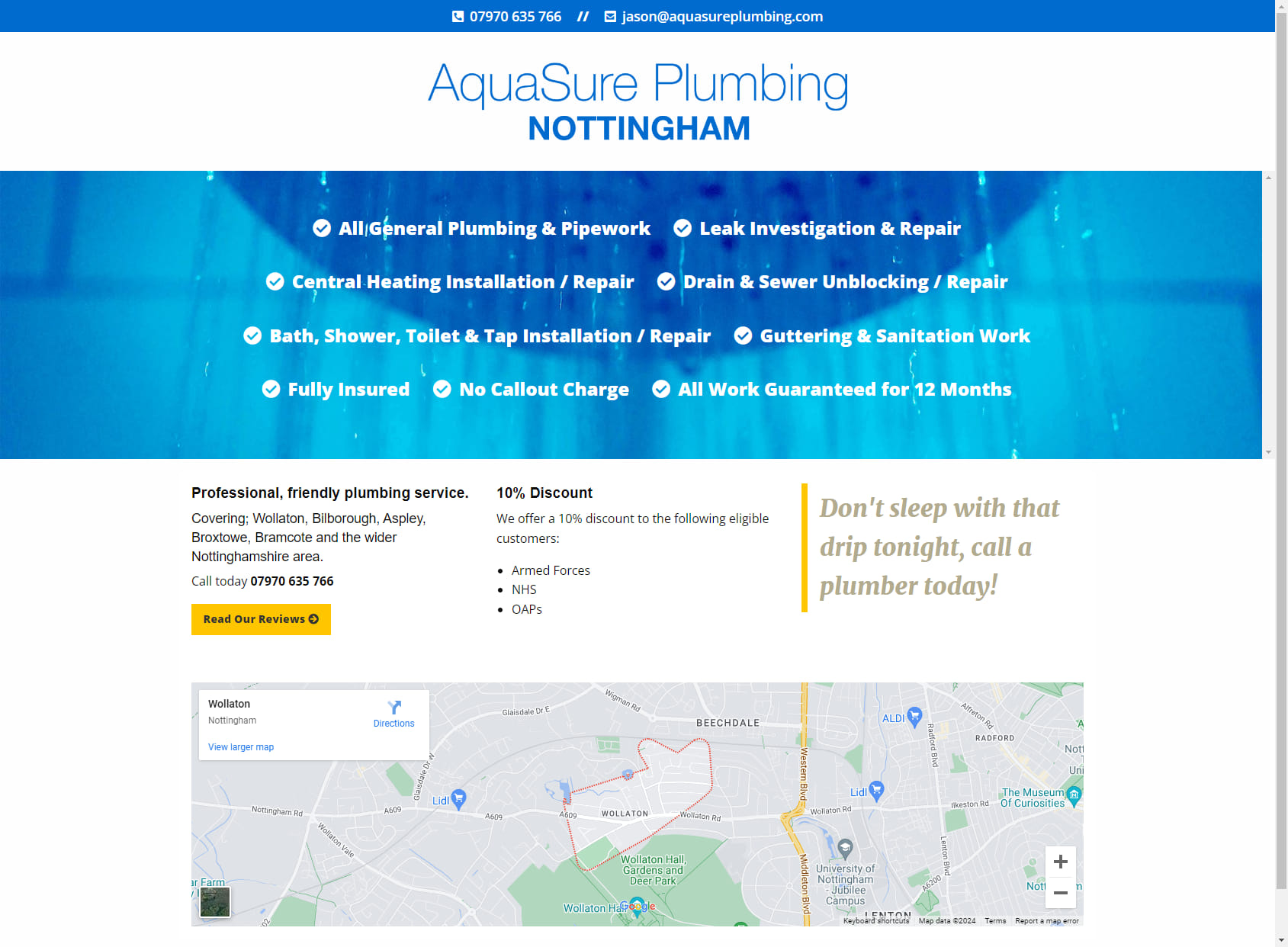 Aquasure Plumbing Nottingham