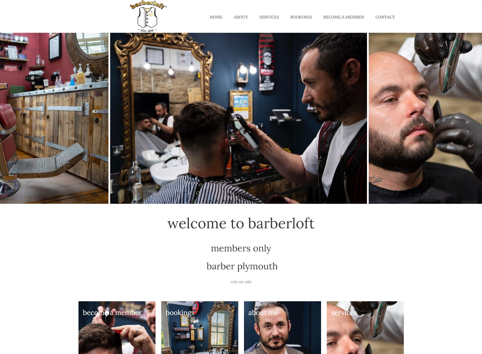 Barber Loft online appointments only