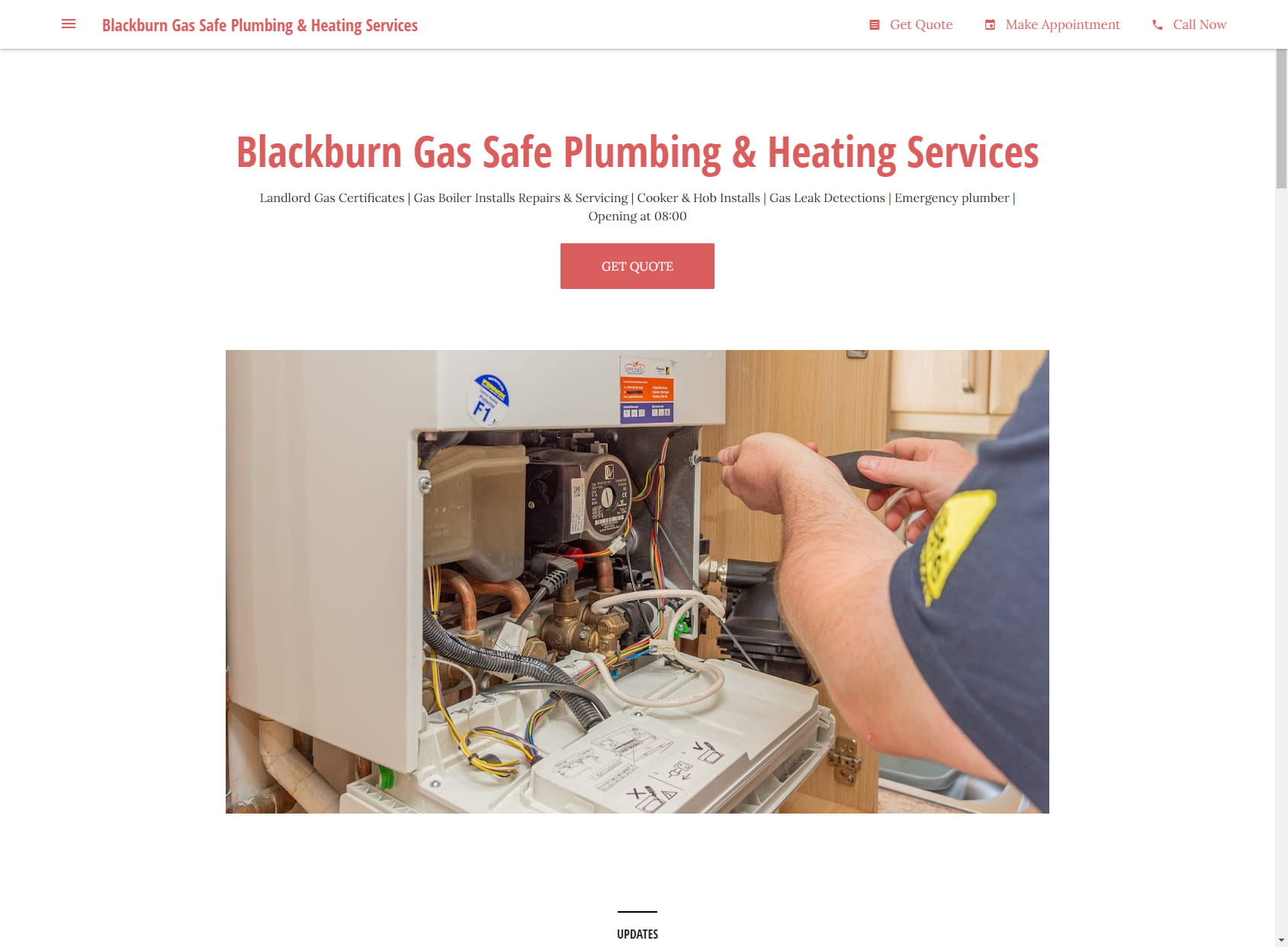 Blackburn Gas Safe Plumbing & Heating Services
