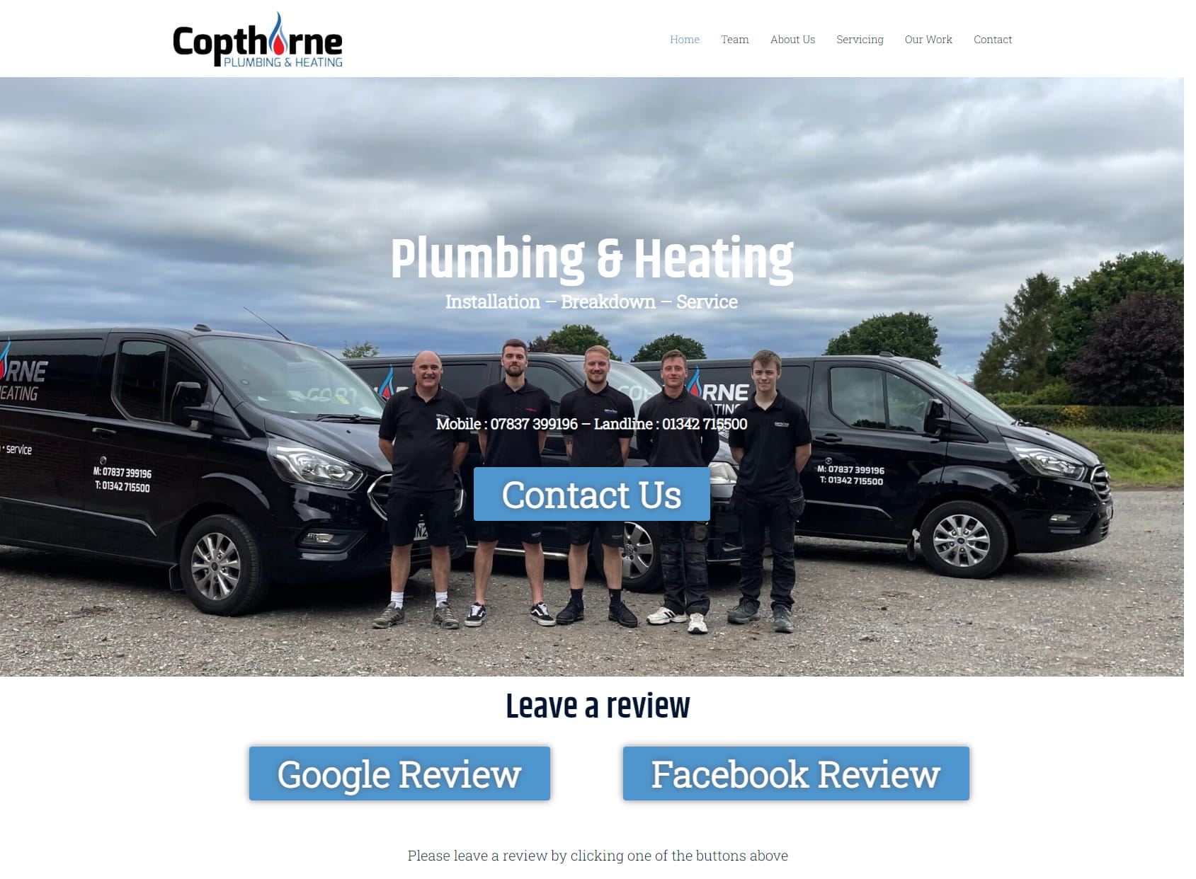 Copthorne Plumbing and Heating