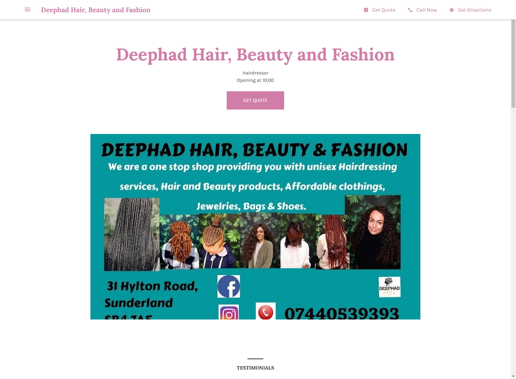 Deephad Hair, Beauty and Fashion