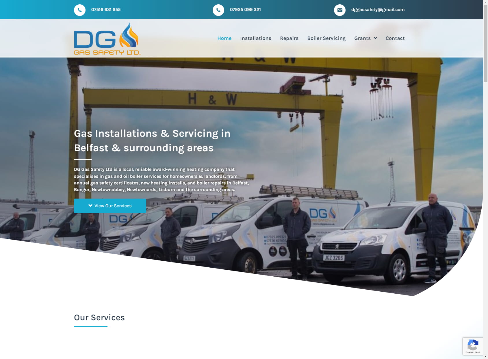 DG Gas Safety Ltd-Gas boiler service Belfast-Gas boiler installations-Gas boiler repairs-Landlord gas certificates.