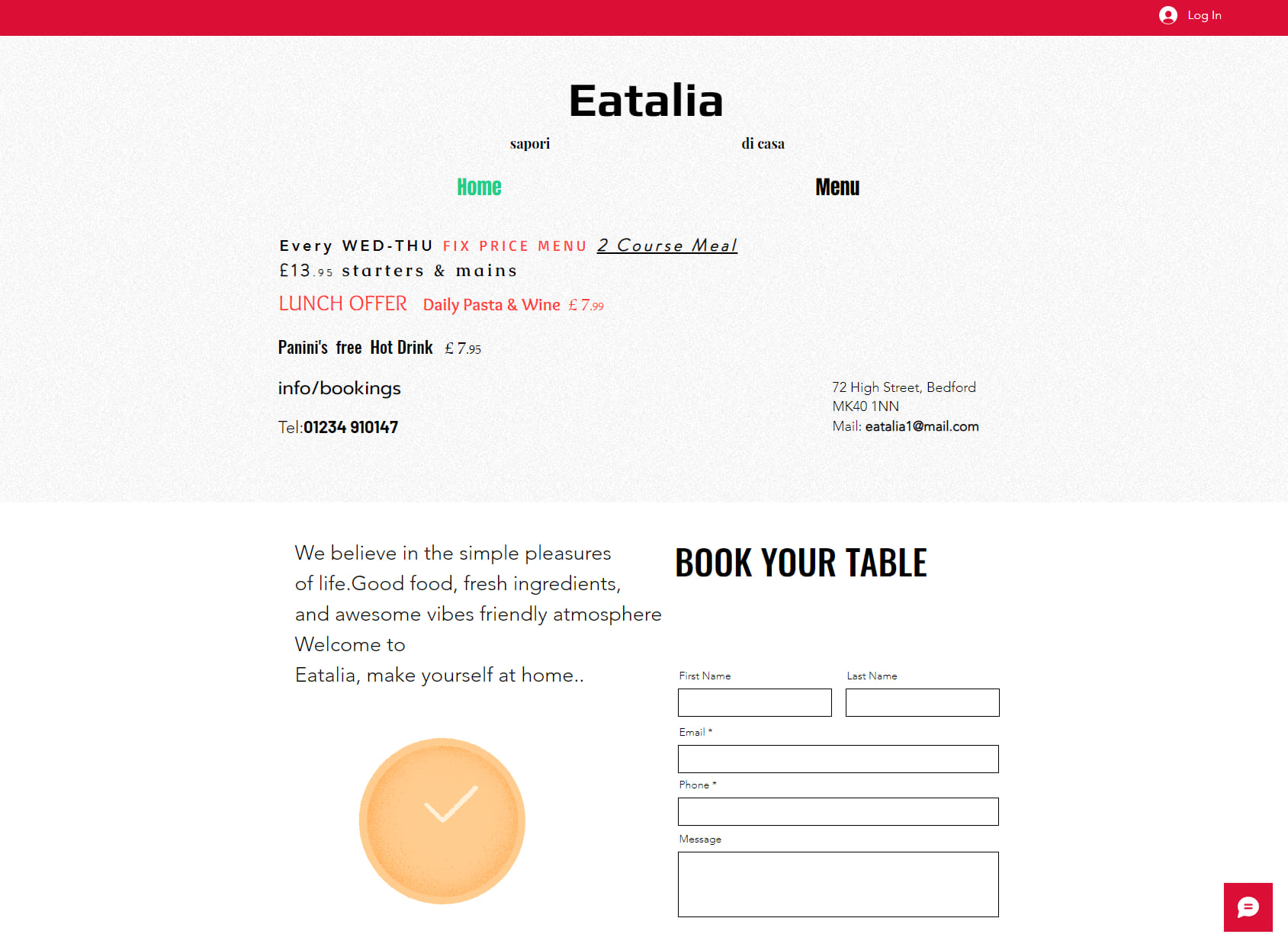 EATALIA RESTAURANT ITALIAN