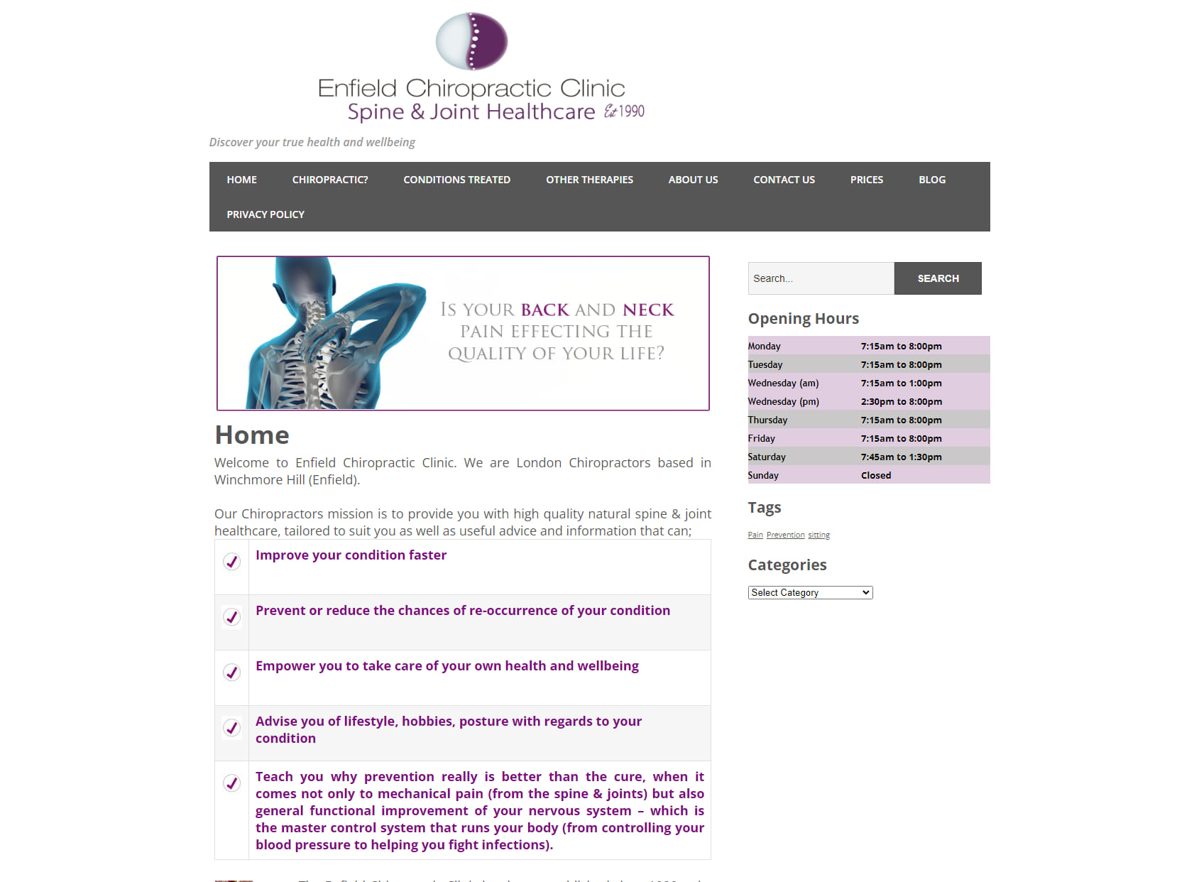 Enfield Chiropractic Clinic