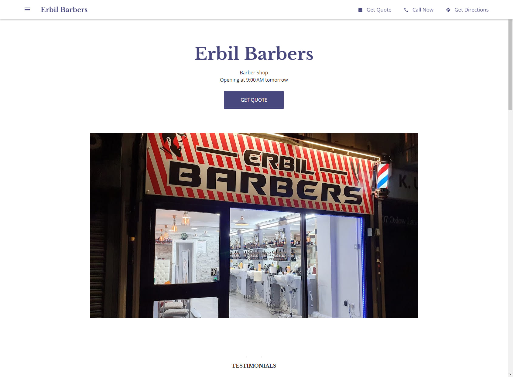 Erbil Barbers