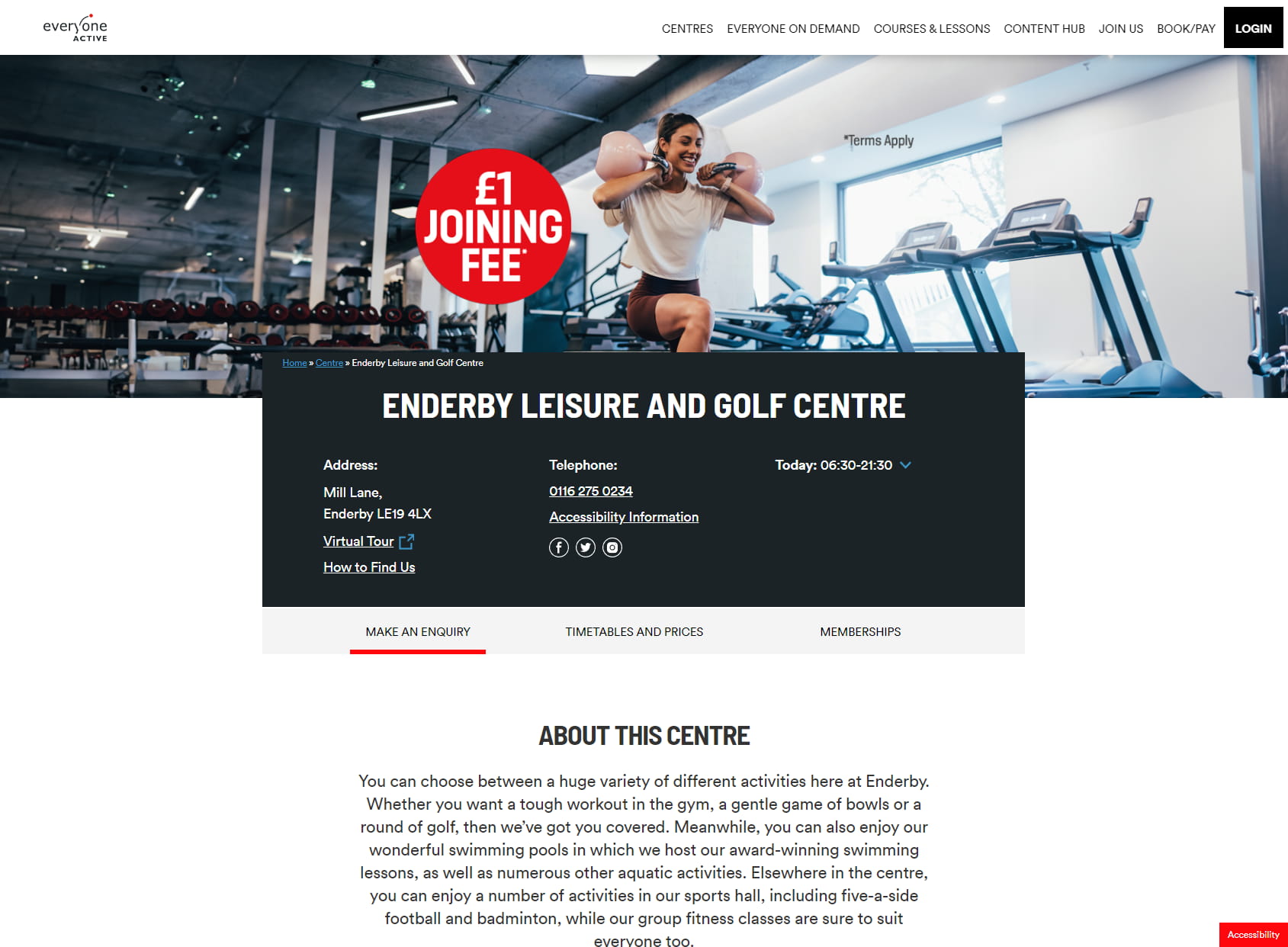 Enderby Leisure Centre & Golf Centre