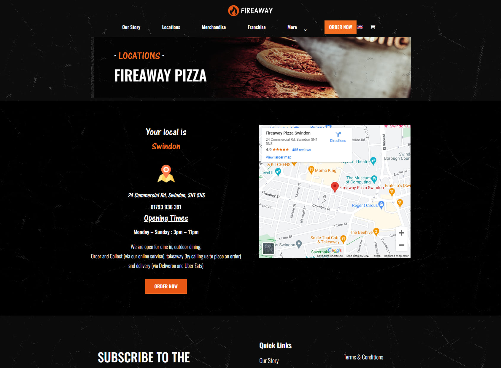 Fireaway Pizza Swindon