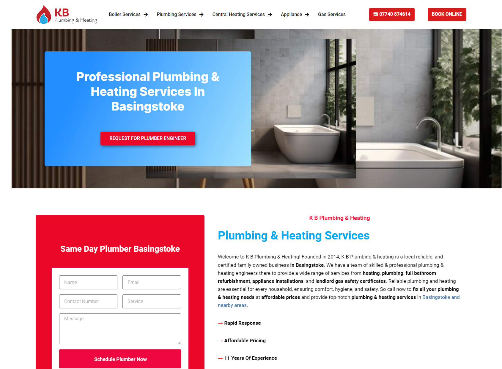 K B Plumbing & Heating