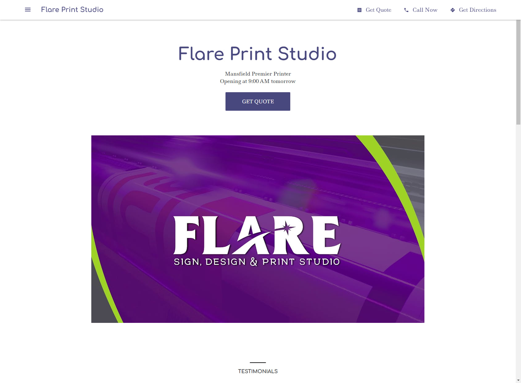 Flare Print Studio