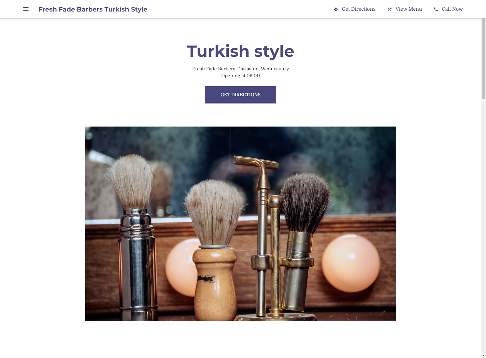Fresh Fade Barbers Turkish Style