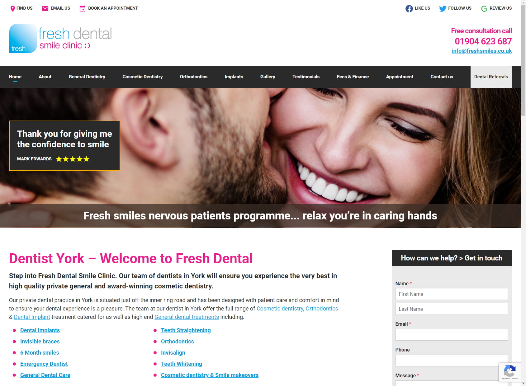 Fresh Dental Smile Clinic & Implant Center York