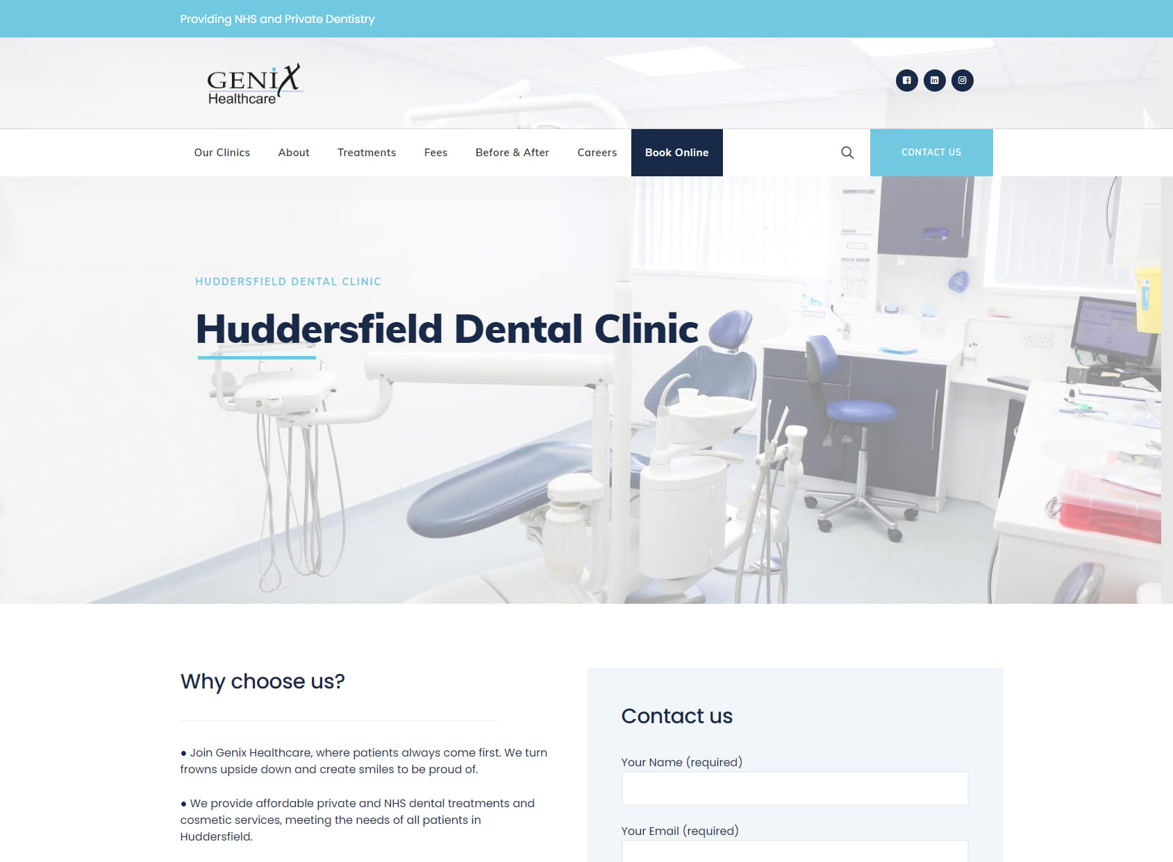 Genix Healthcare Dental Clinic (Huddersfield)