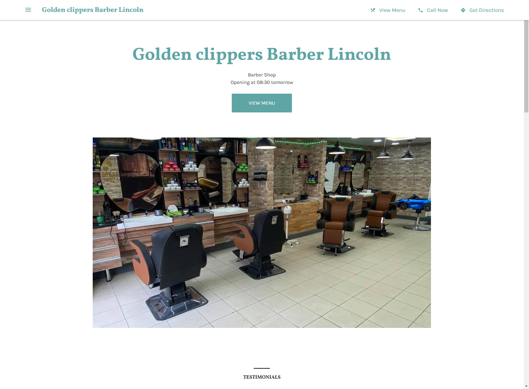 Golden clippers Barber Lincoln