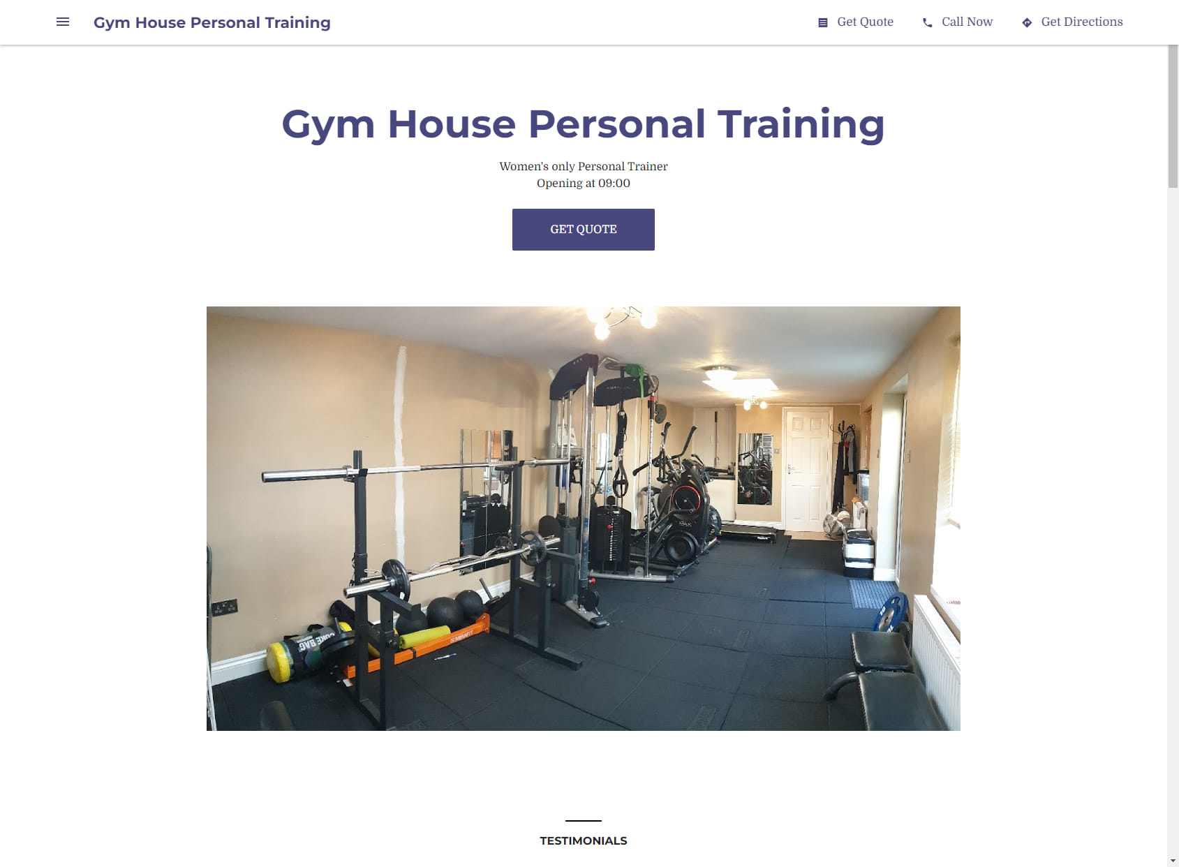 Gym House Personal Training