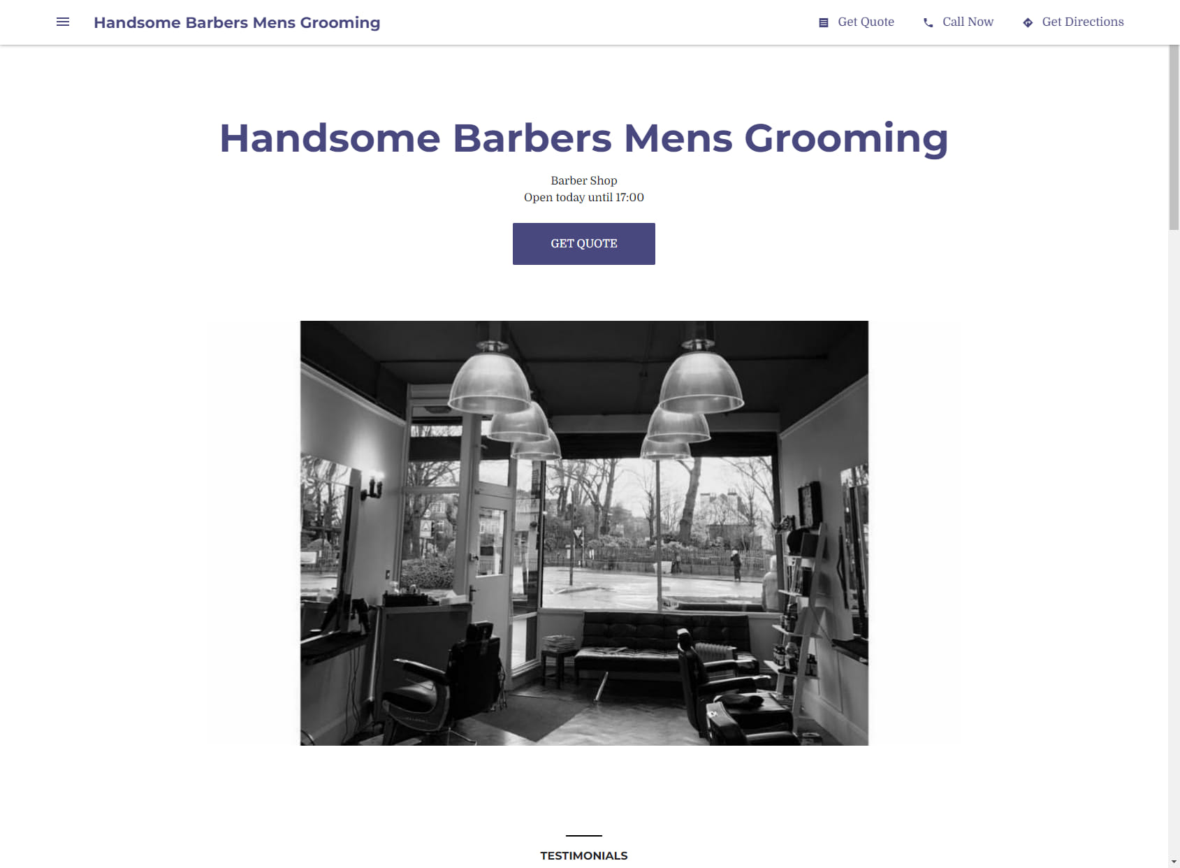 Handsome Barbers Mens Grooming