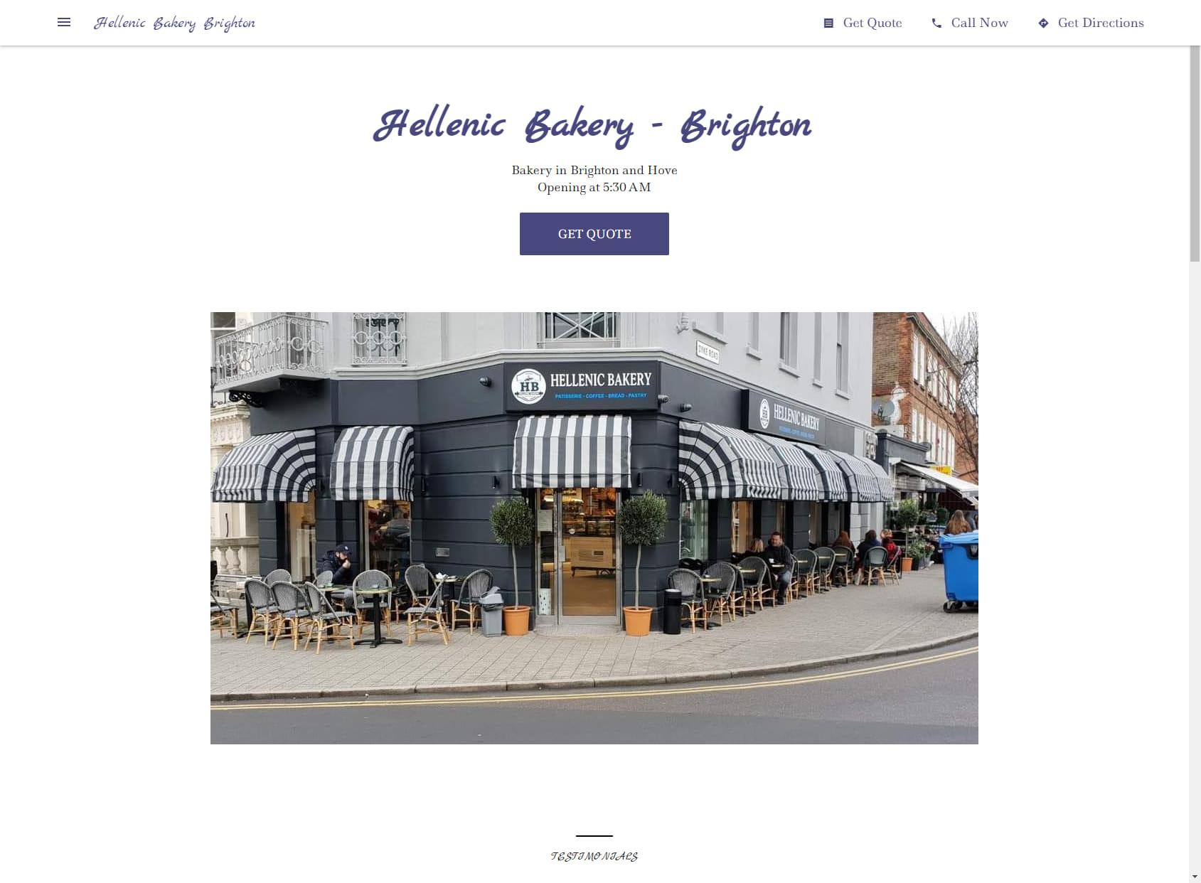 Hellenic Bakery Brighton