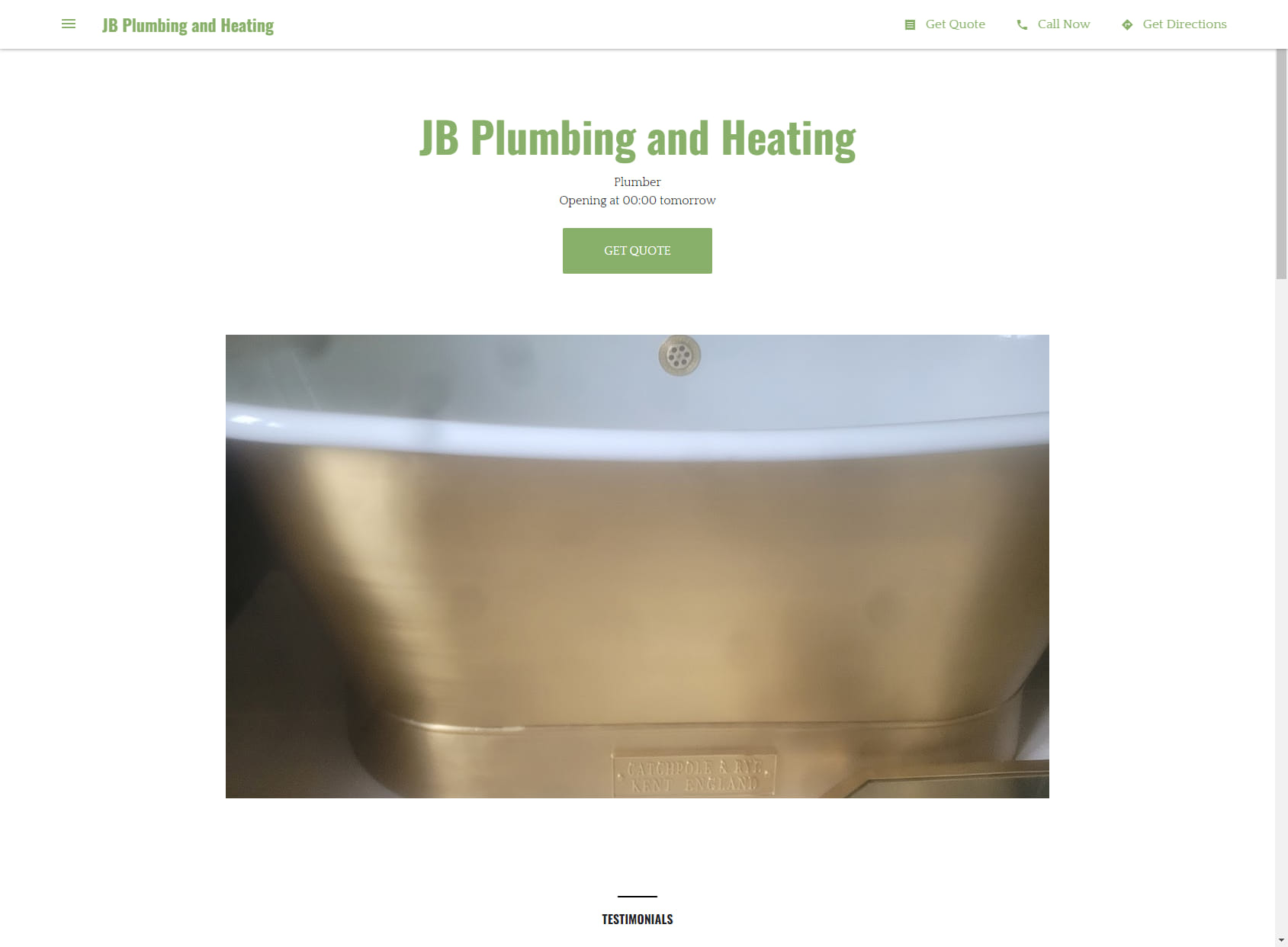 JB Plumbing and Heating